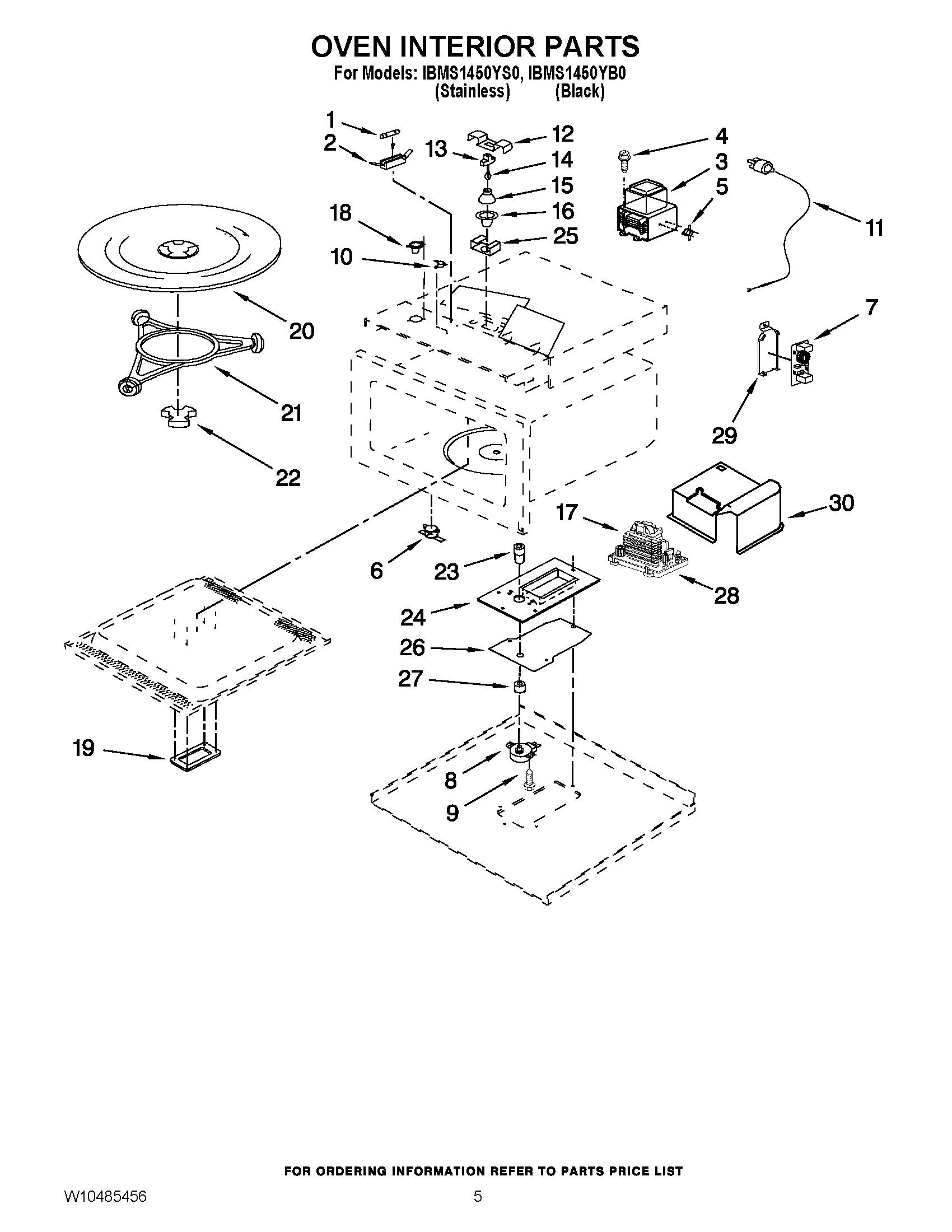 05 - OVEN INTERIOR PARTS