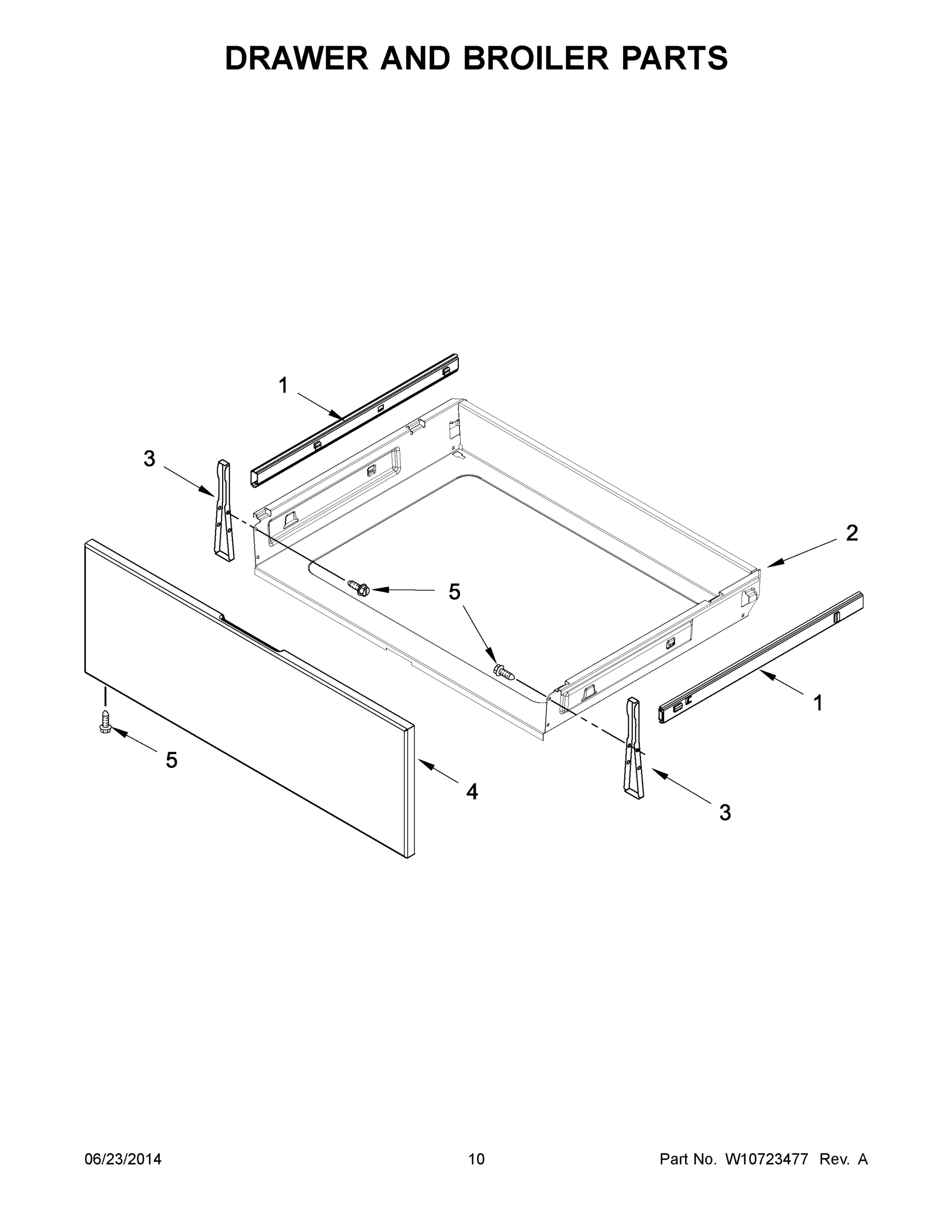 06 - DRAWER AND BROILER PARTS