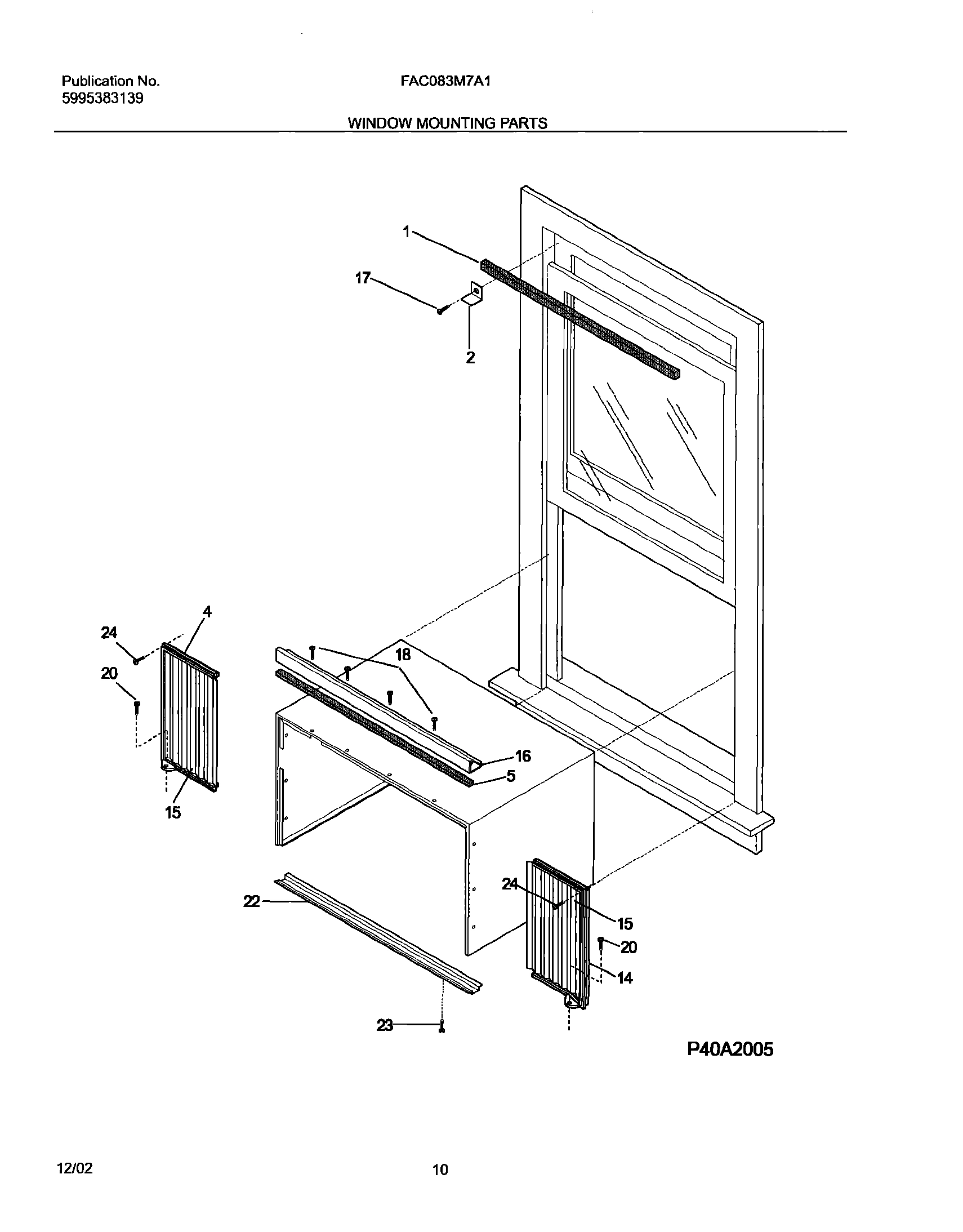 11 - WINDOW MOUNTING PARTS