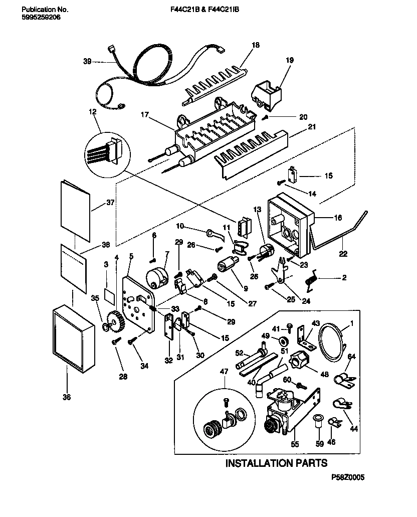 06 - ICE MAKER COMPONENTS