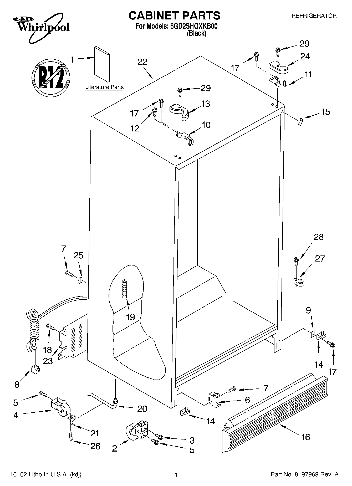 01 - CABINET, LITERATURE