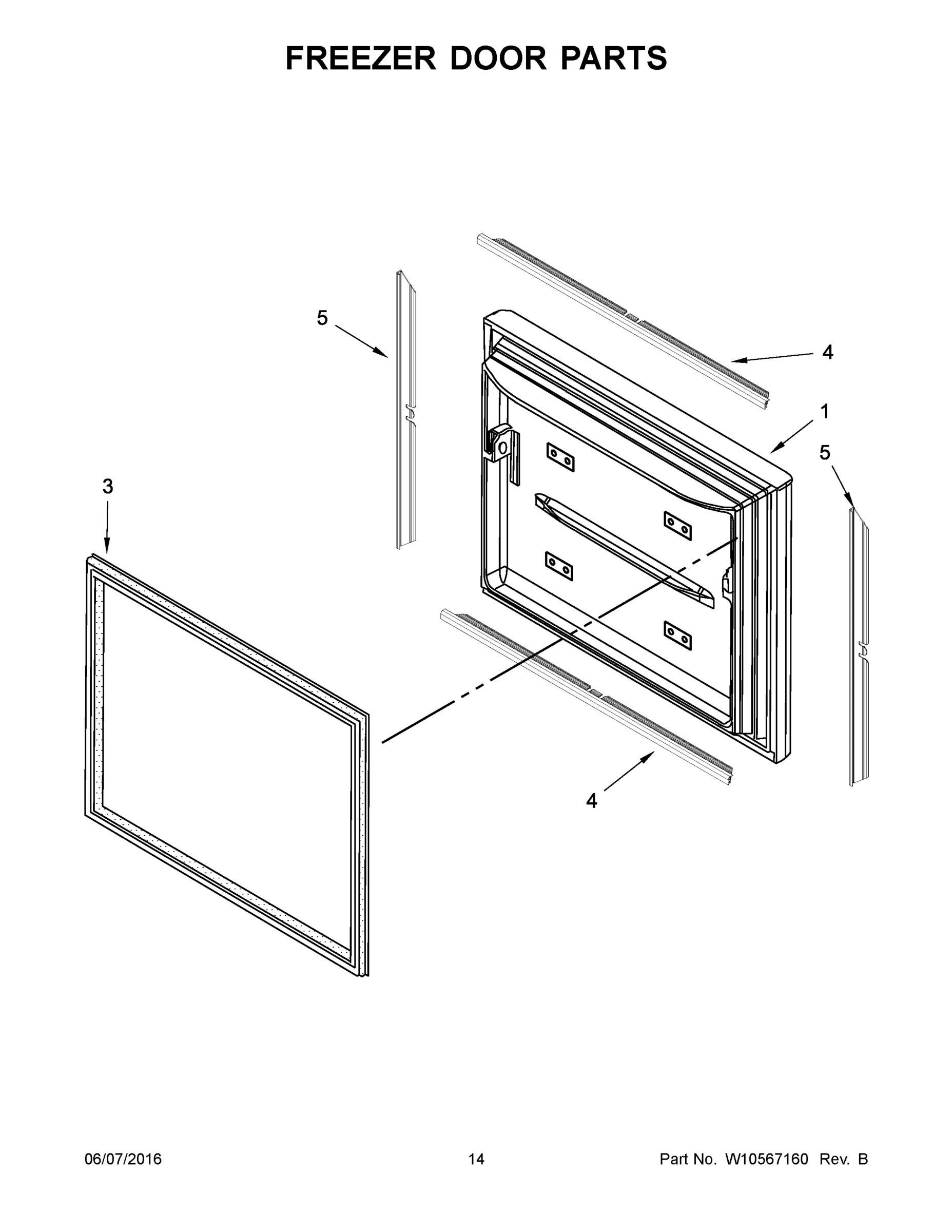 08 - FREEZER DOOR PARTS