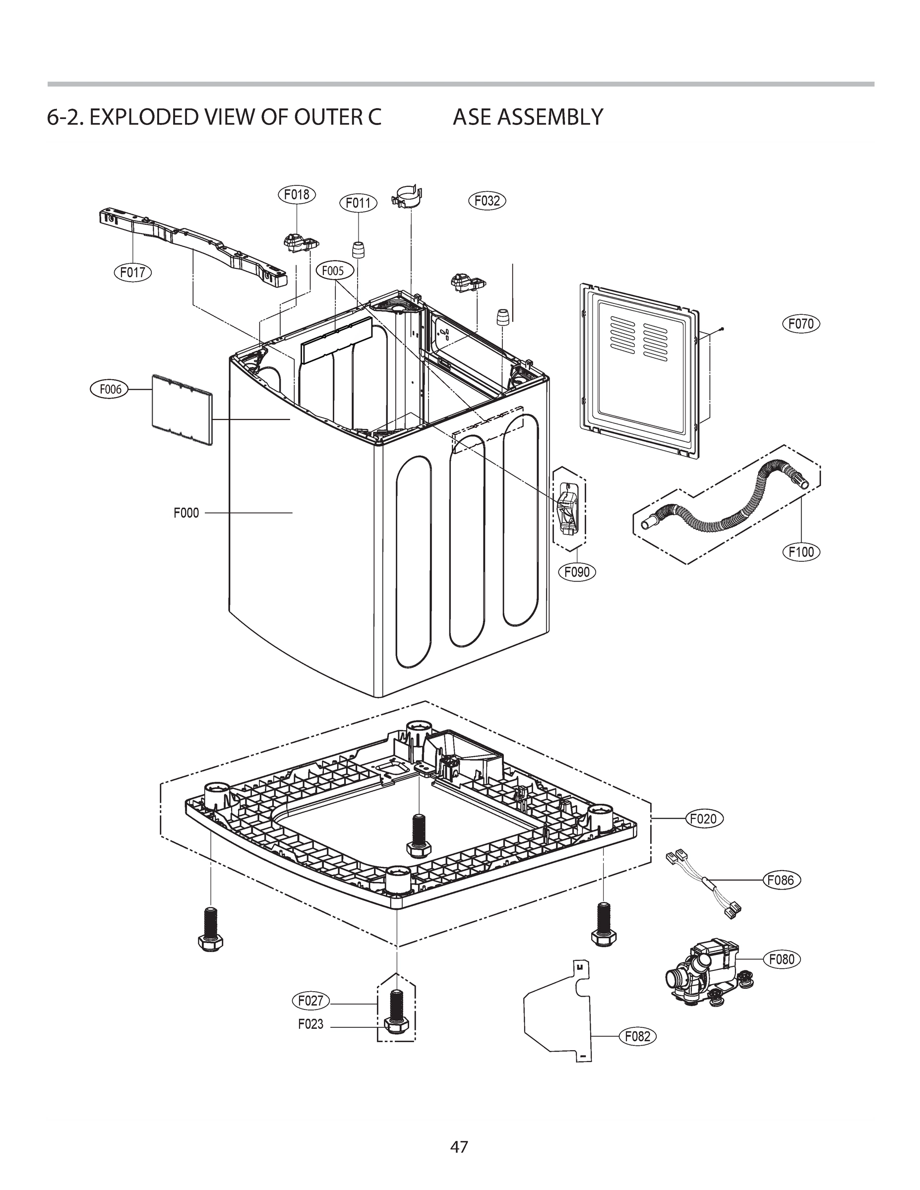 OUTER C ASE ASSEMBLY