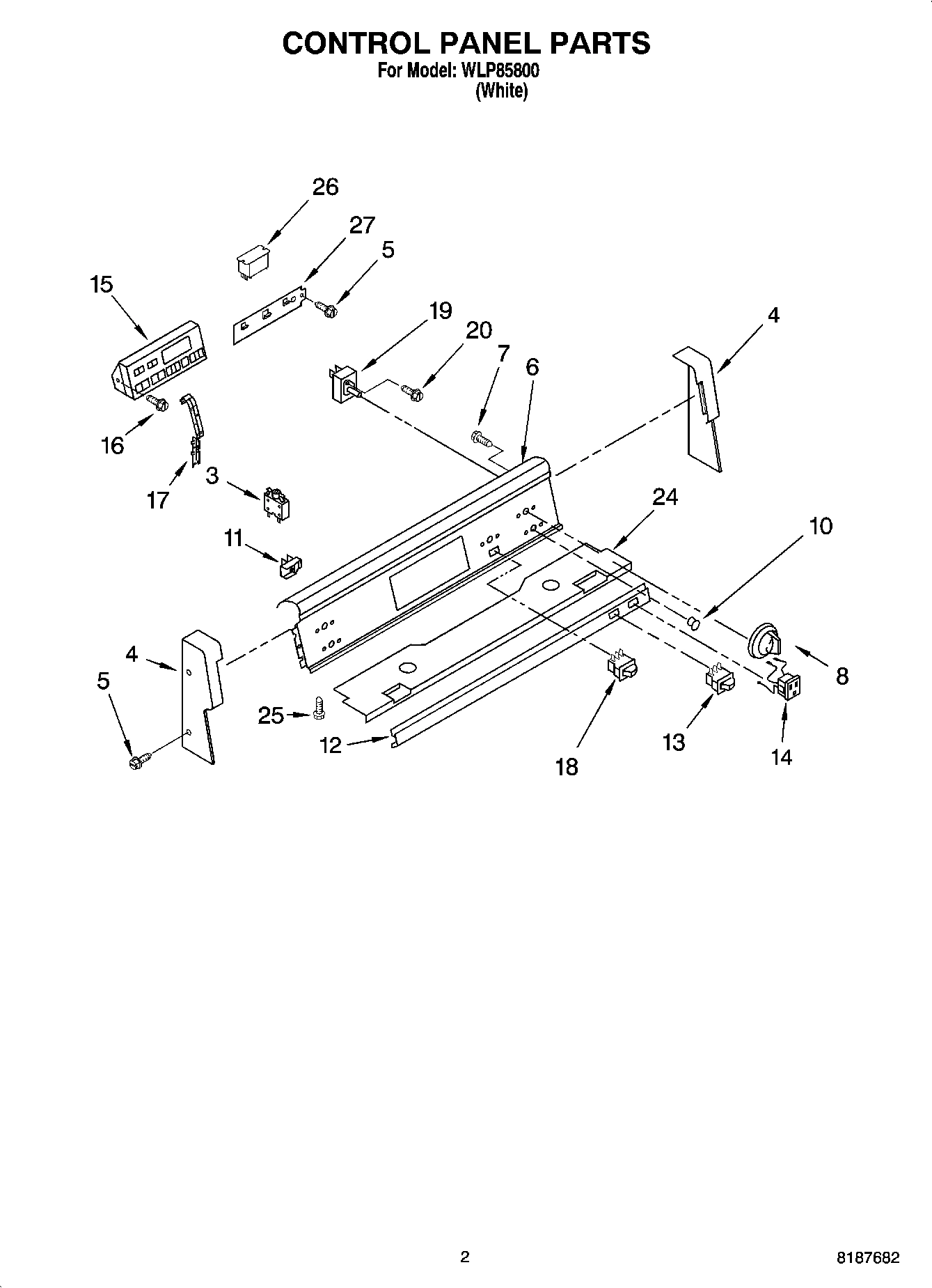 02 - CONTROL PANEL PARTS