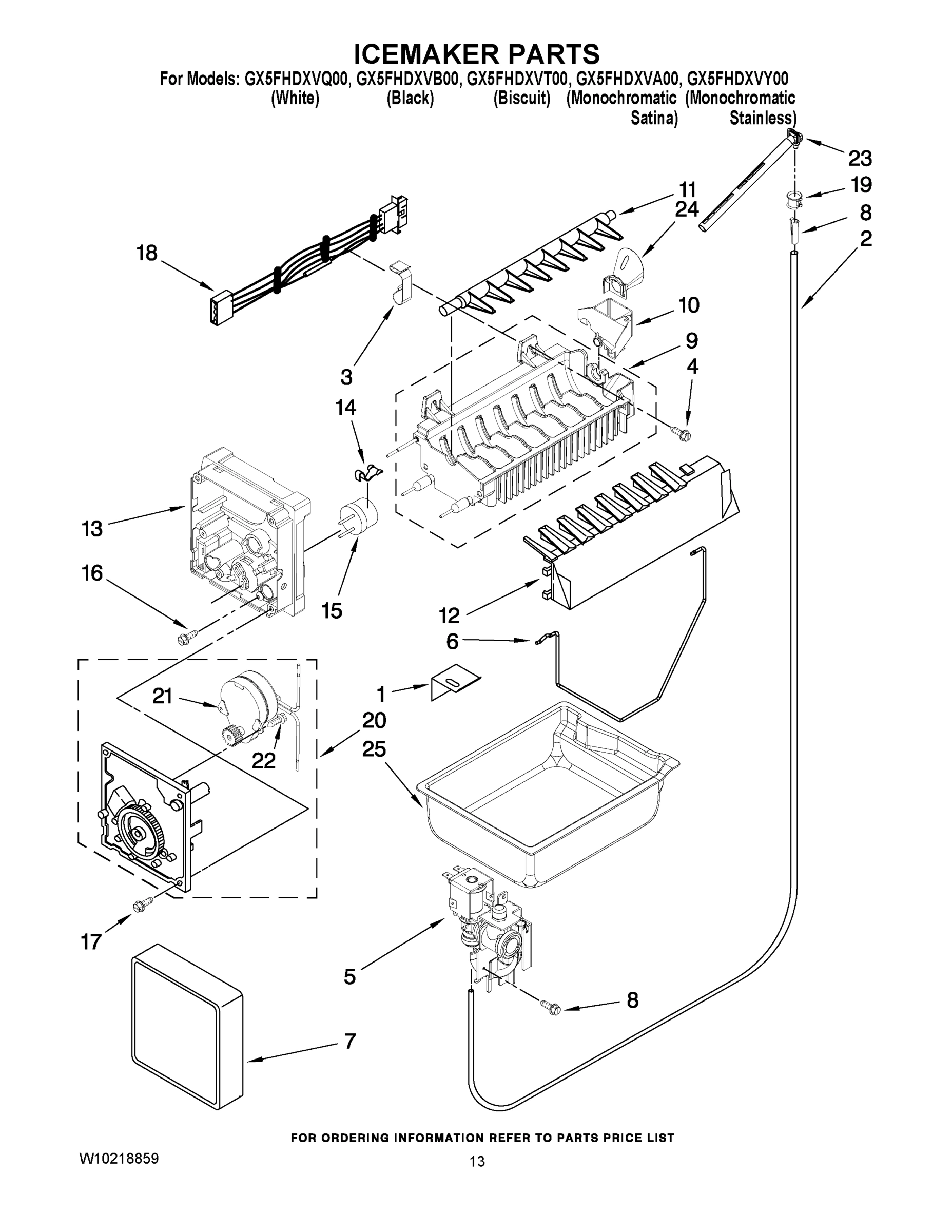 08 - ICEMAKER PARTS