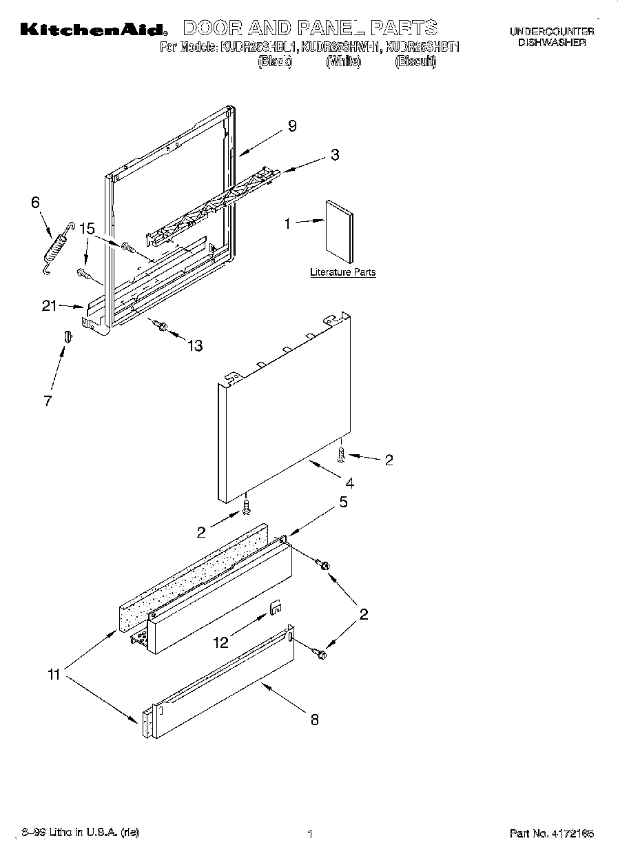 01 - DOOR AND PANEL, LITERATURE