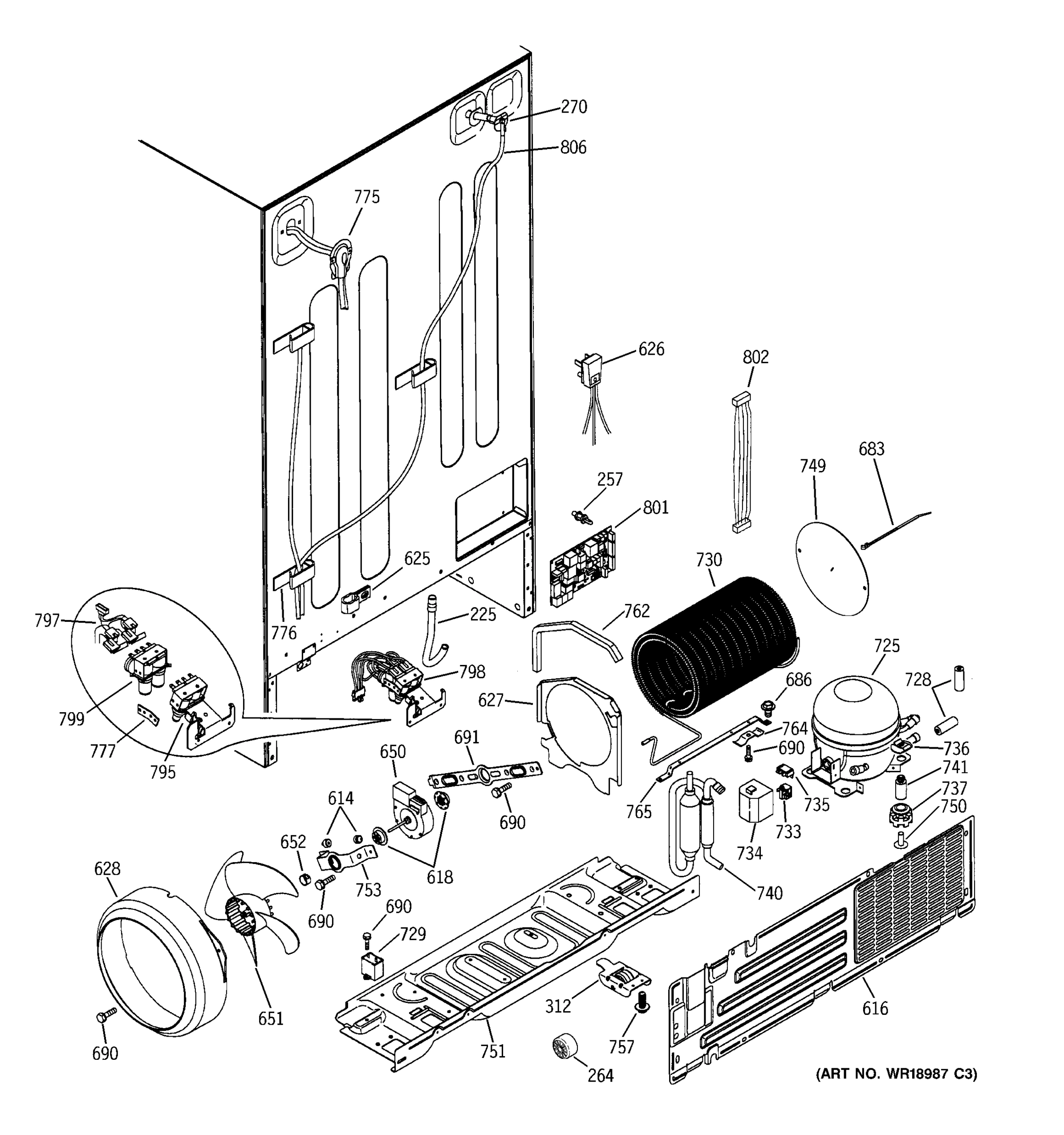 SEALED SYSTEM & MOTHER BOARD