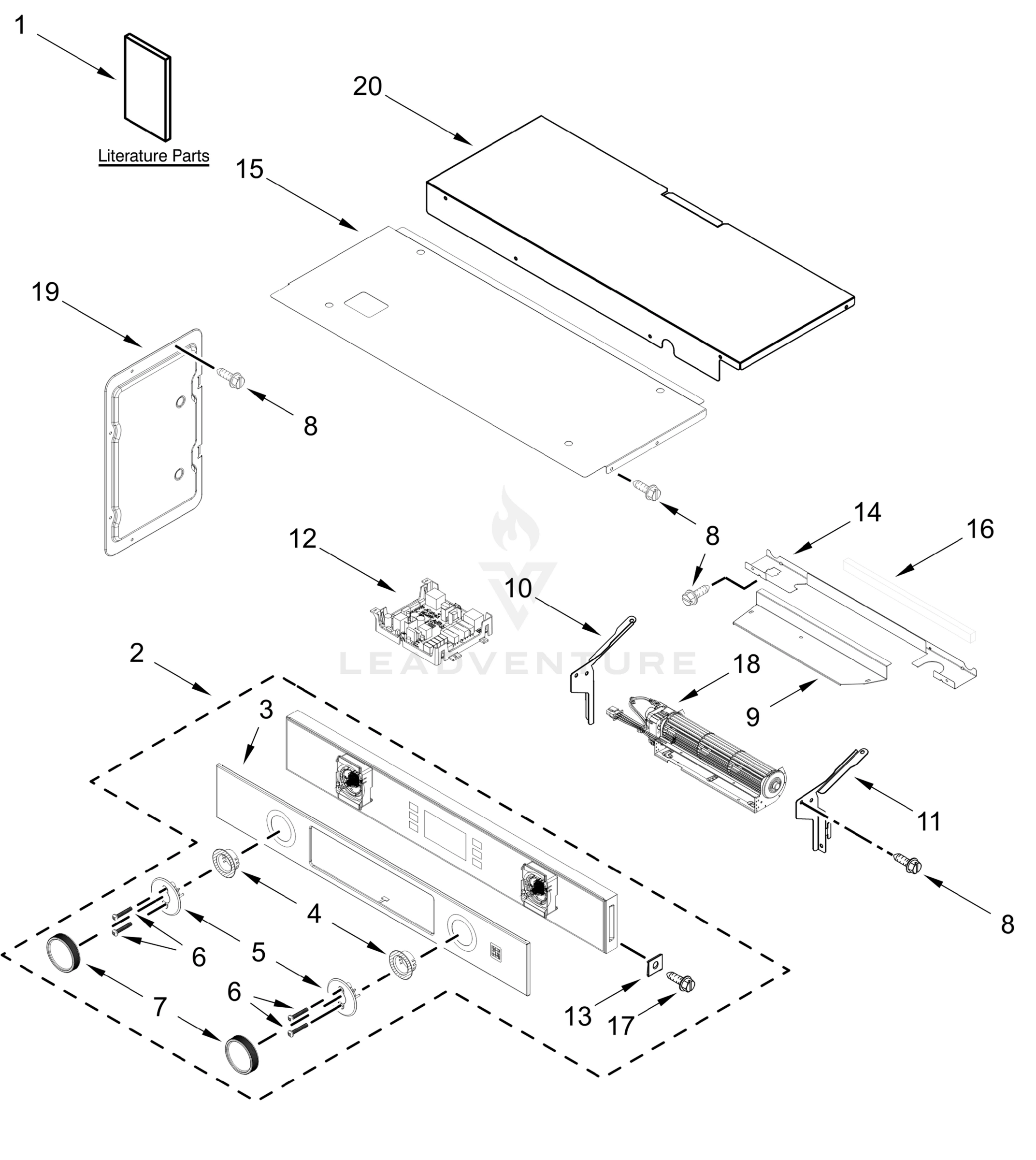 CONTROL PANEL PARTS