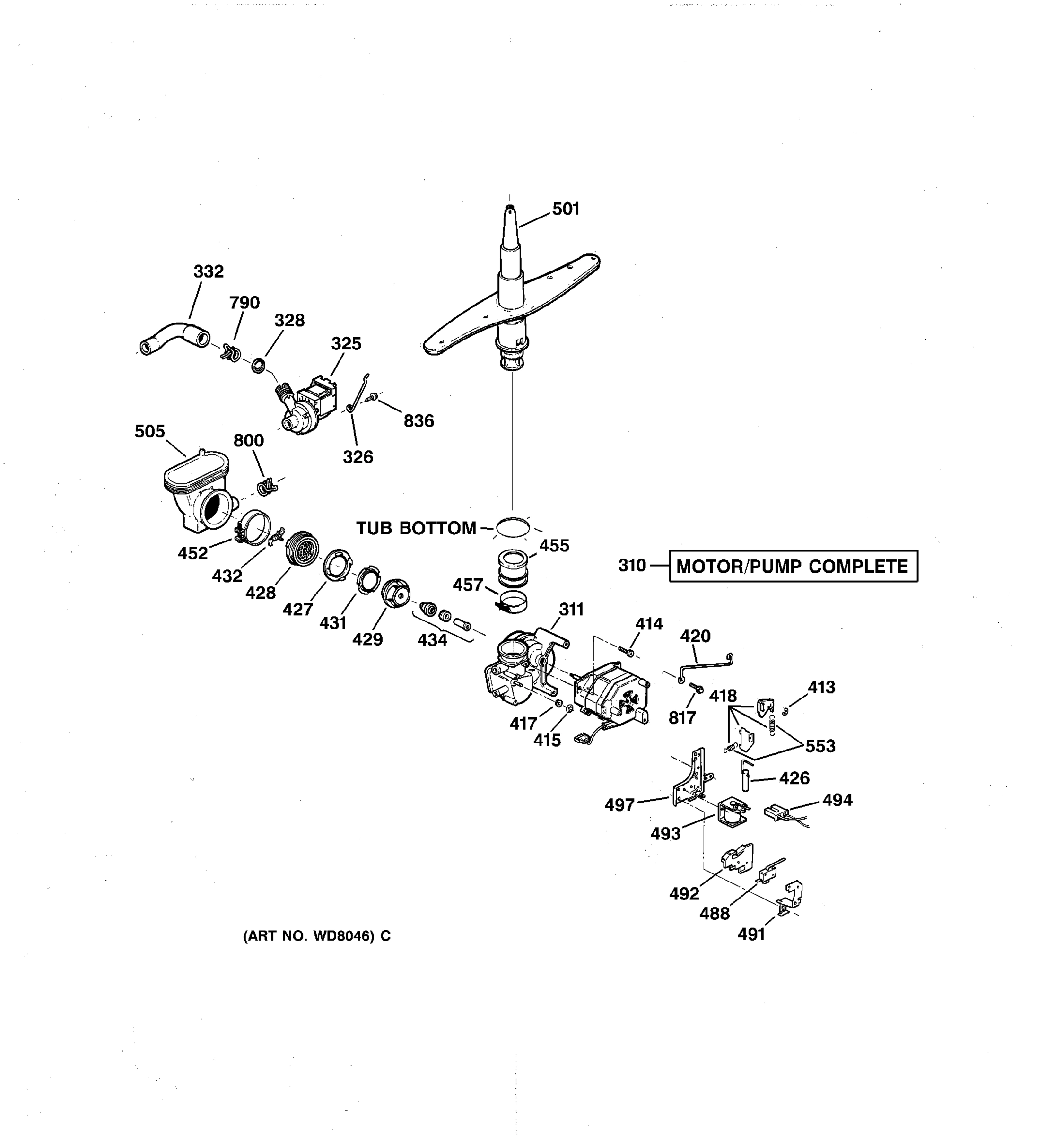 MOTOR-PUMP MECHANISM