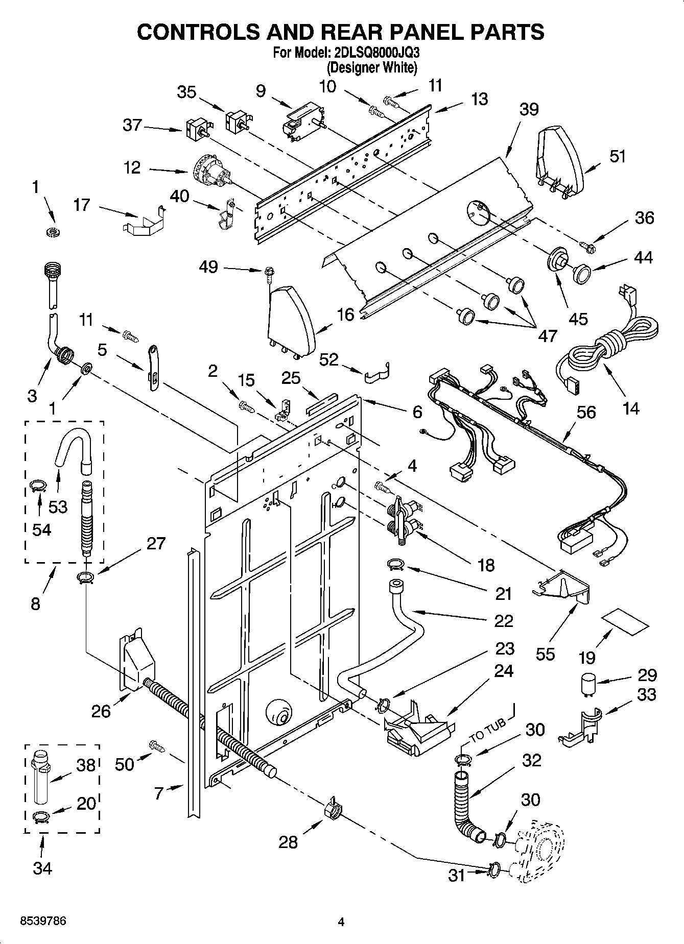 02 - CONTROLS AND REAR PANEL PARTS