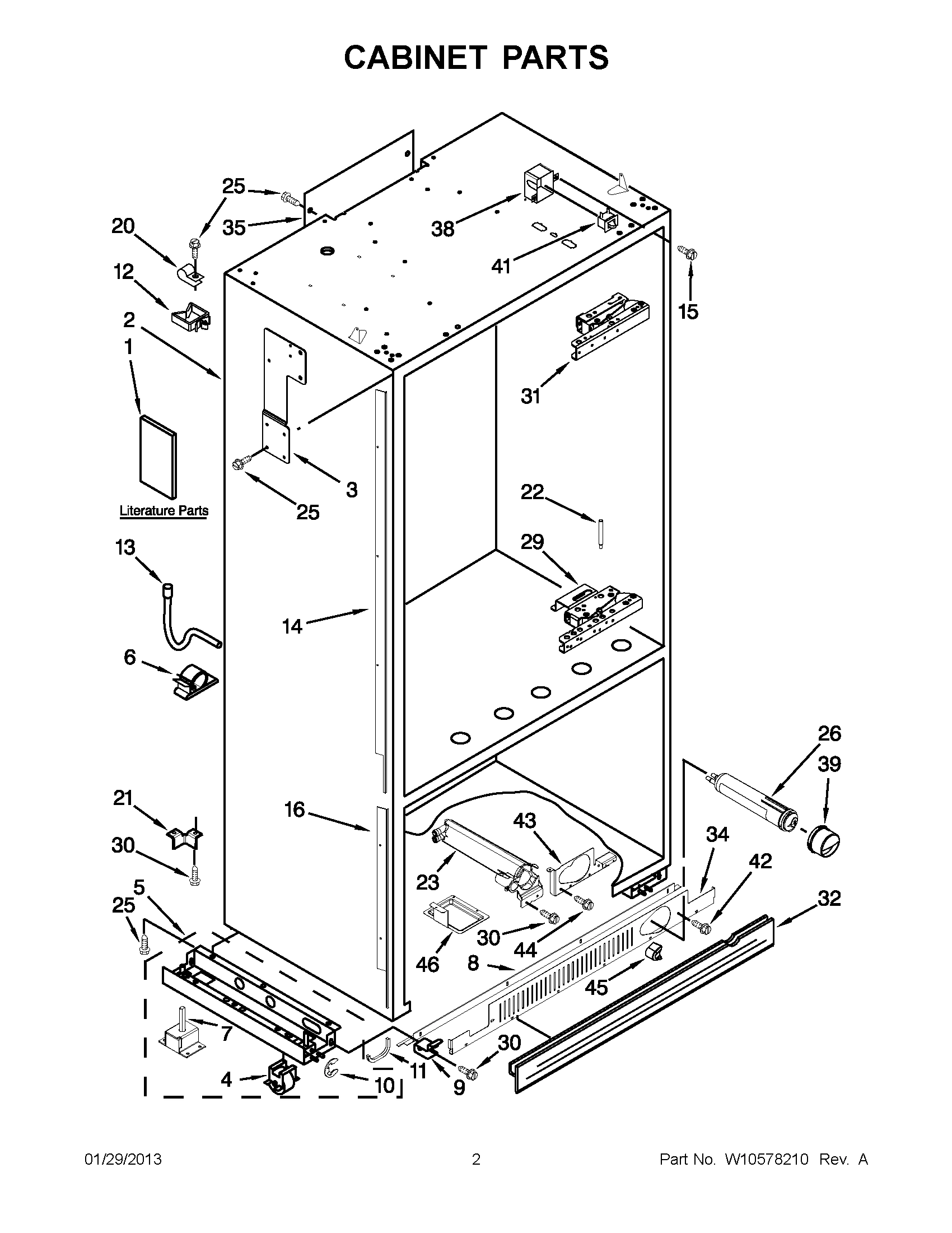 01 - CABINET PARTS