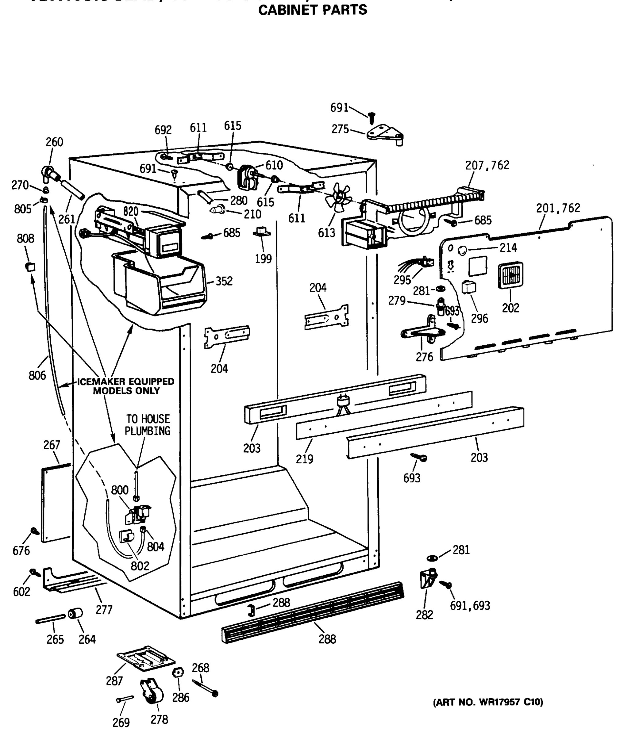 CABINET PARTS