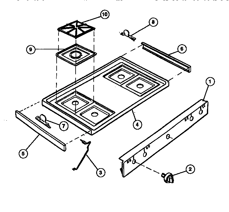 03 - COOKTOP PARTS