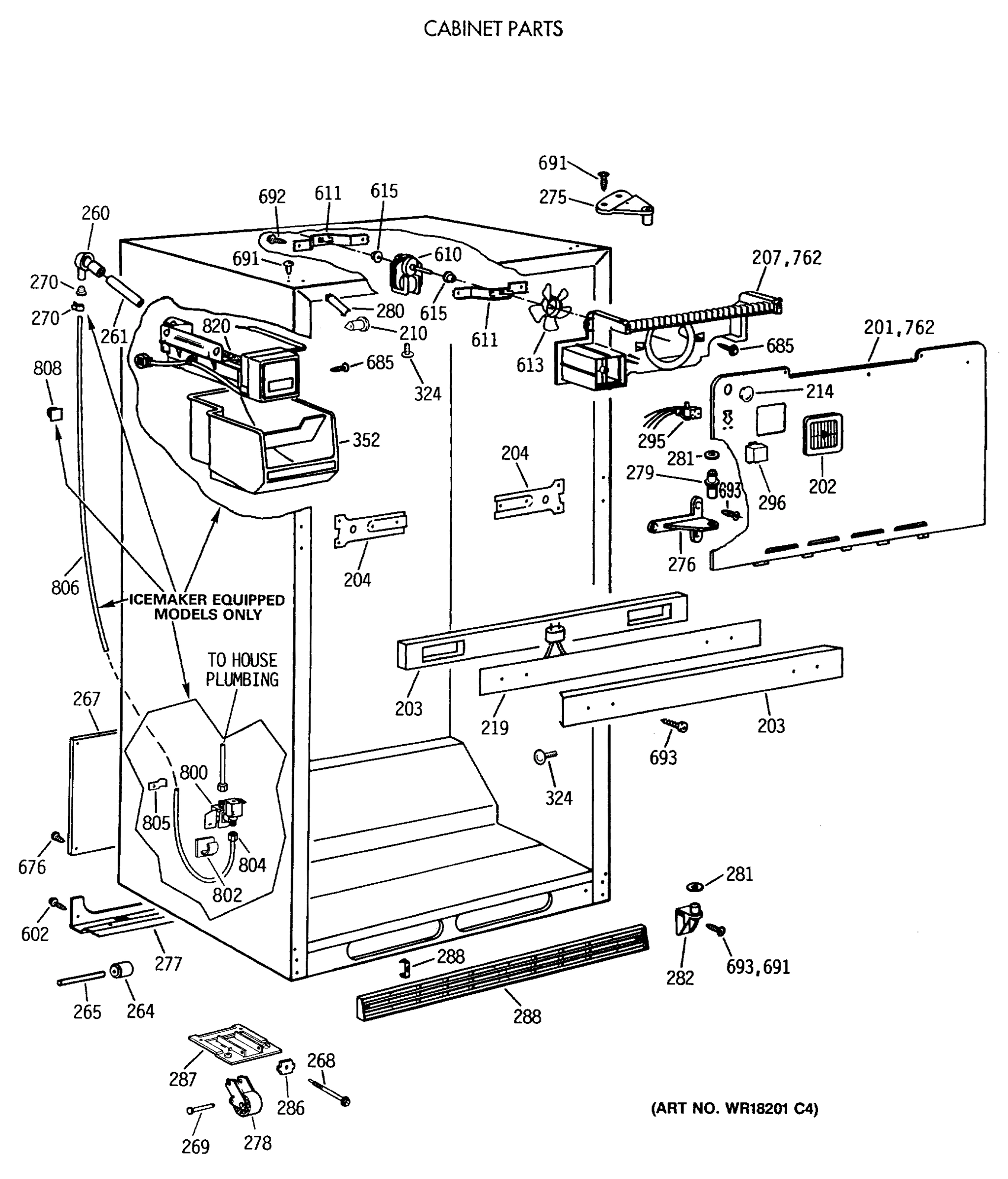 CABINET PARTS