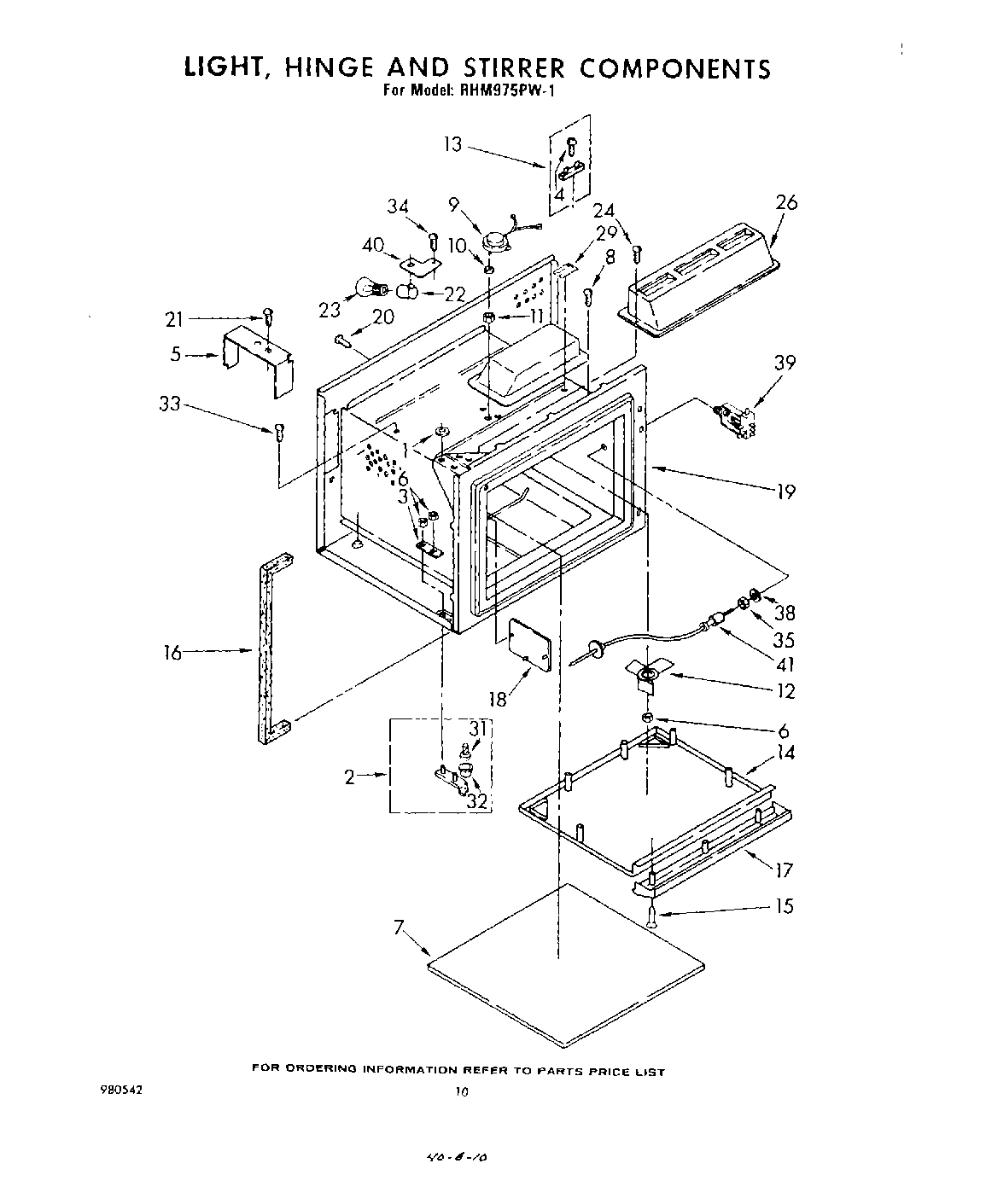 07 - LIGHT, HINGE AND STIRRER