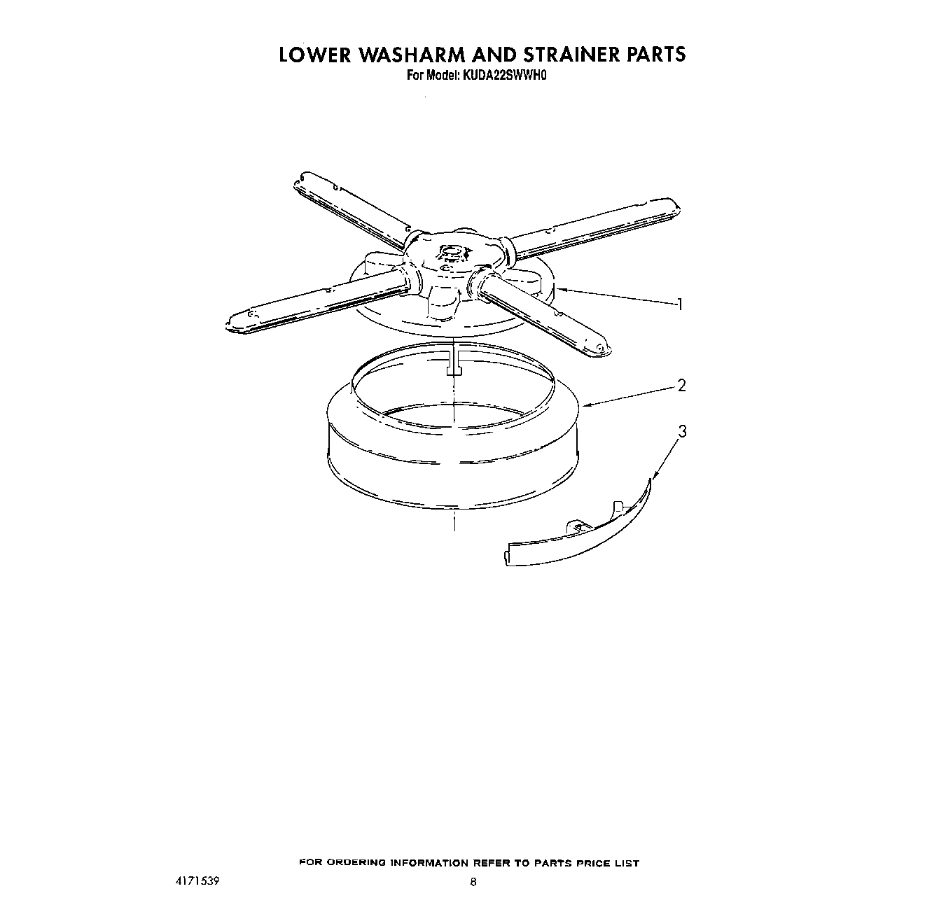 06 - LOWER WASHARM AND STRAINER