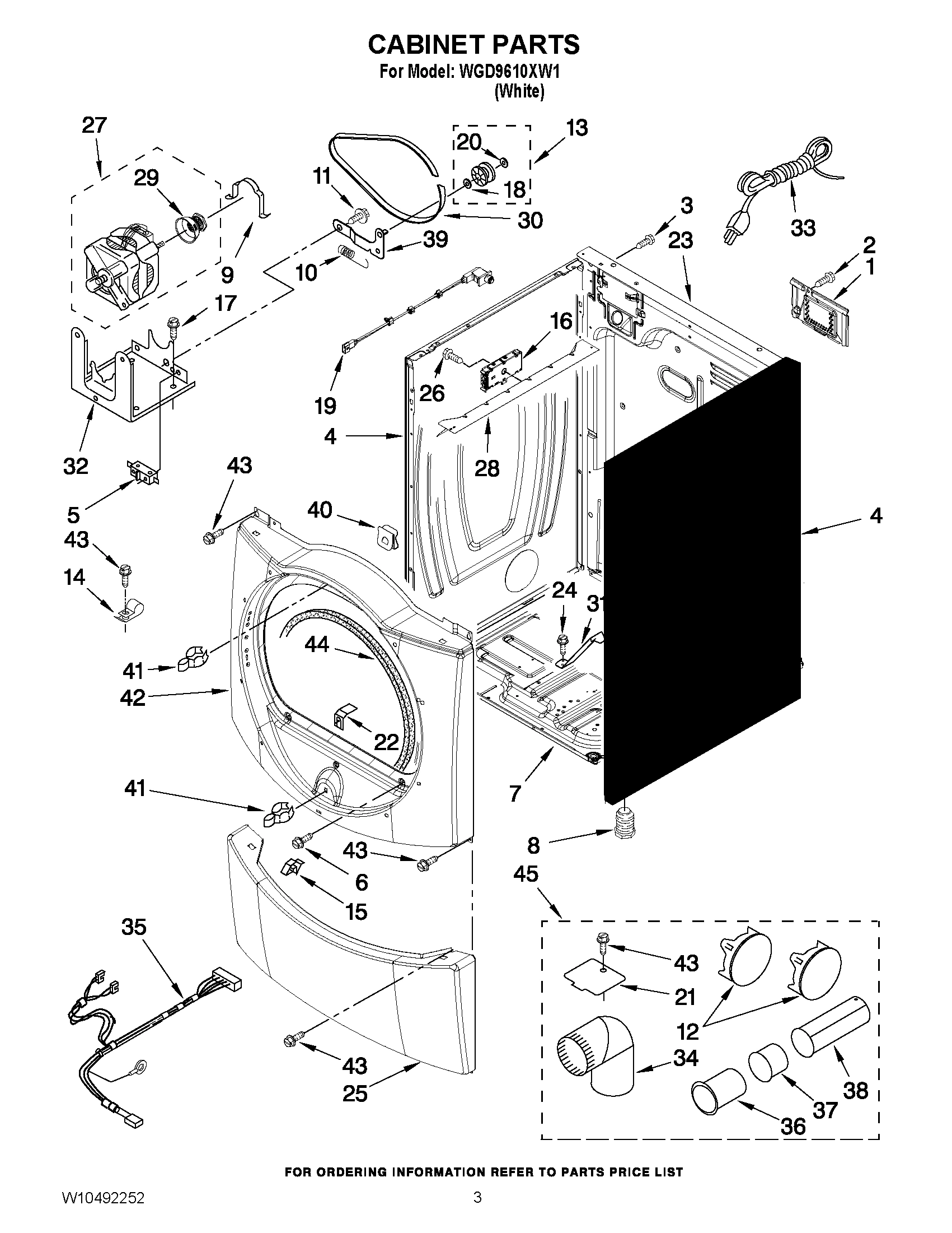 02 - CABINET PARTS
