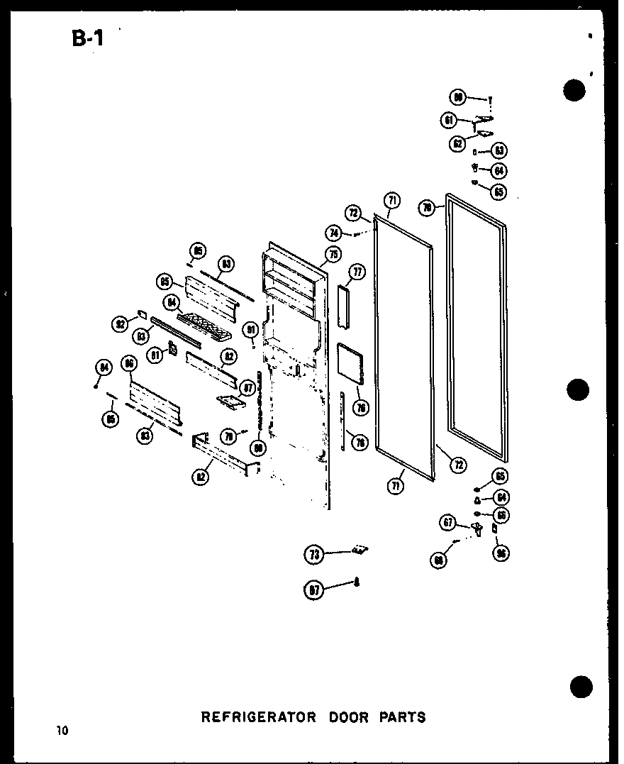 12 - REF DOOR PARTS