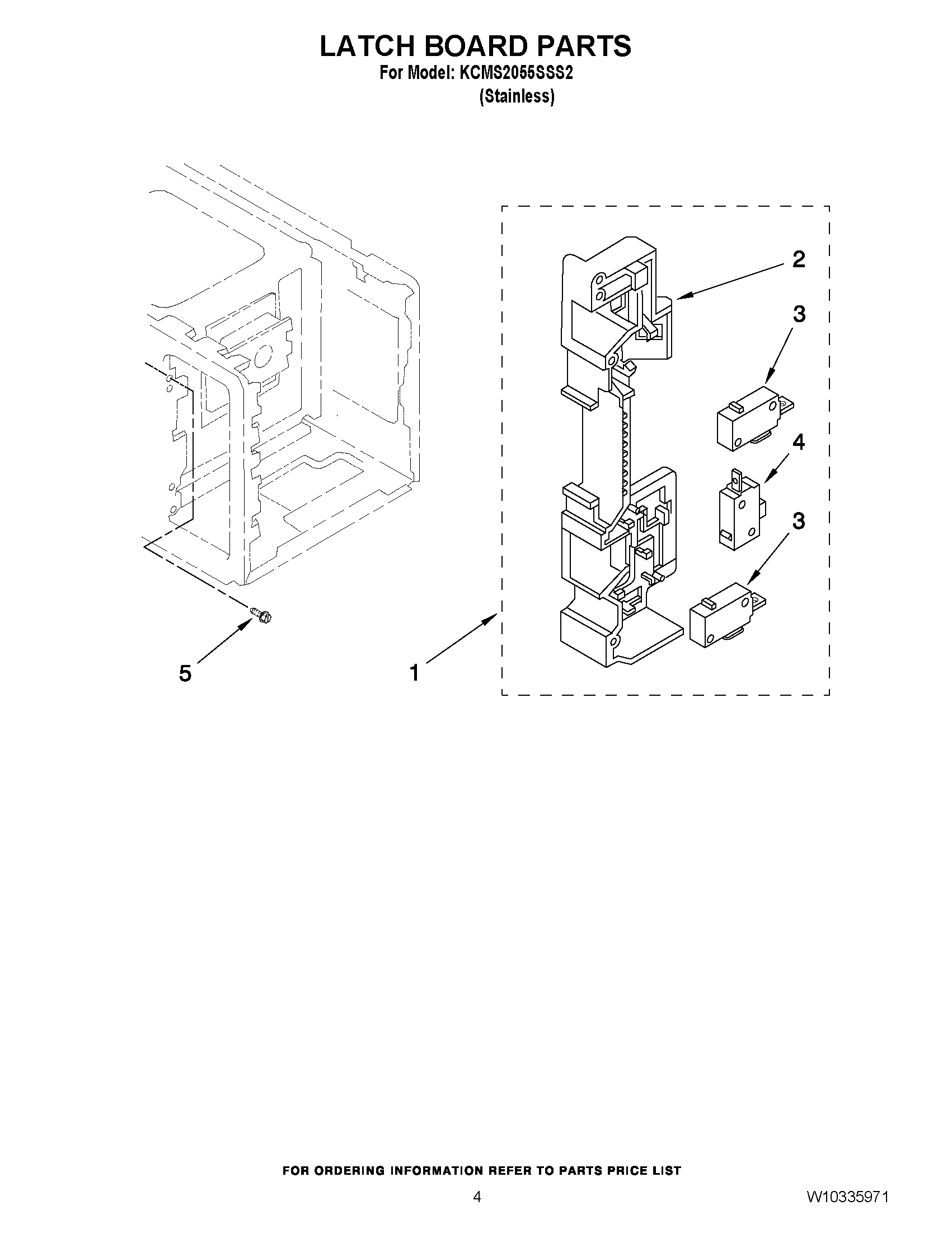 04 - LATCH BOARD PARTS