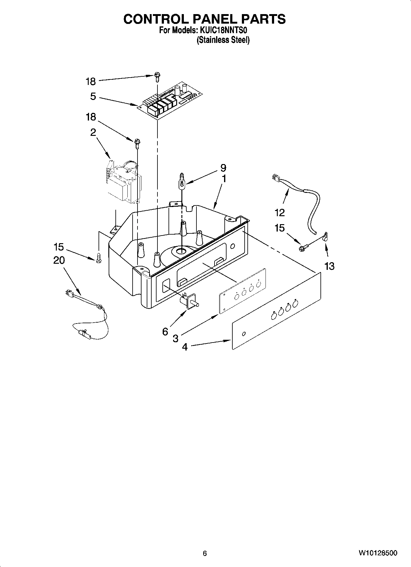 04 - CONTROL PANEL PARTS