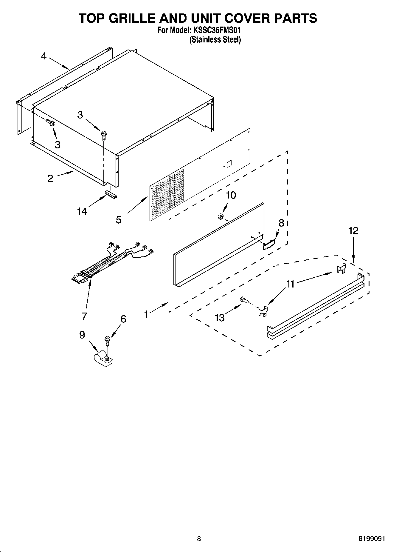 06 - TOP GRILLE AND UNIT COVER PARTS