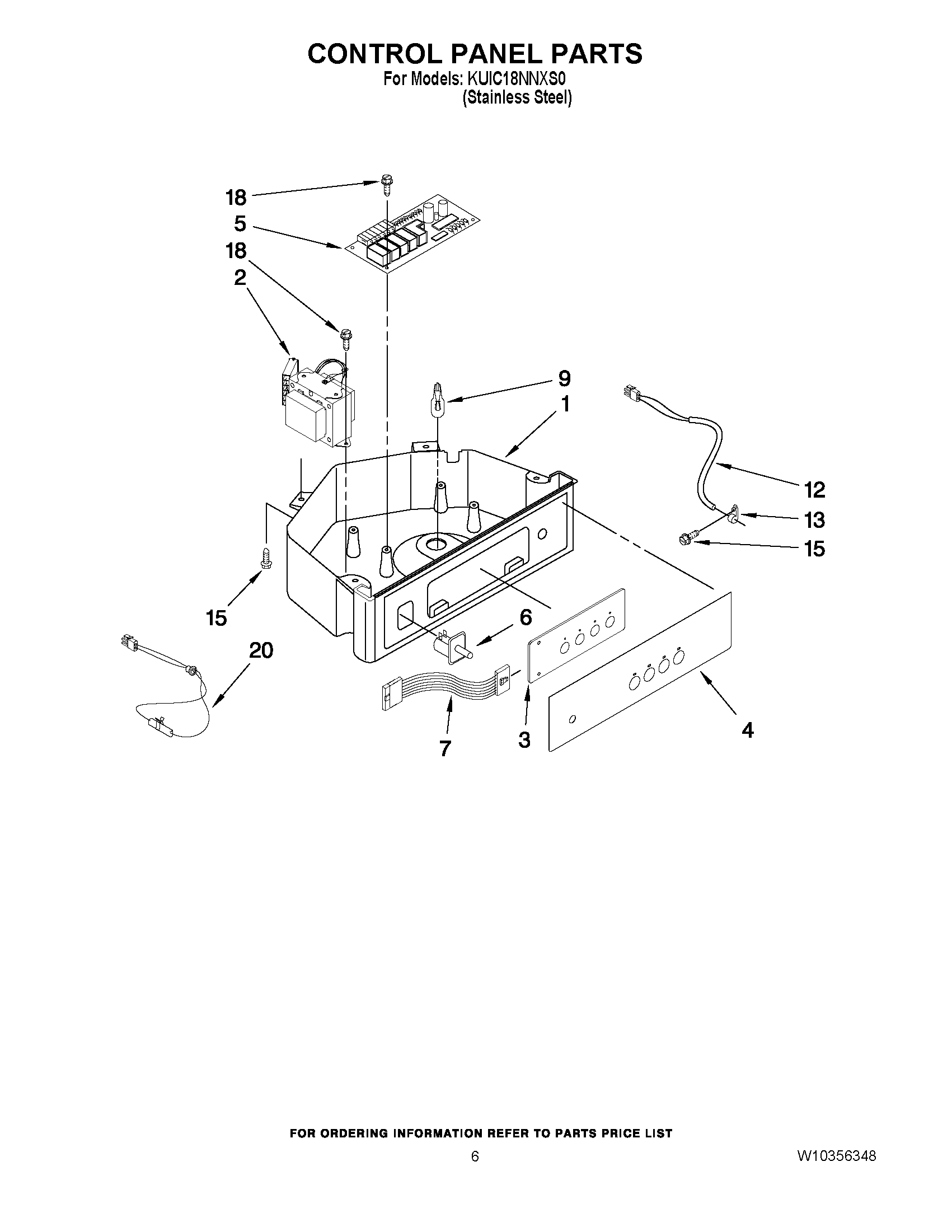 04 - CONTROL PANEL PARTS