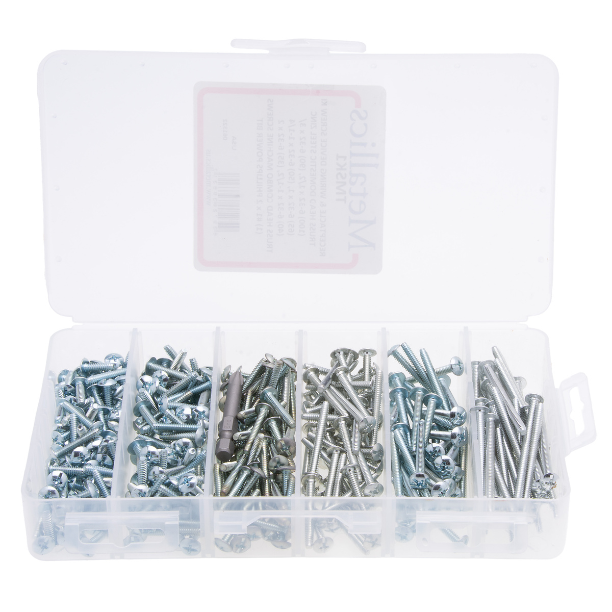 Screws 380-pc 6-32 Ph Sl Truss Hd St-zn Kit (Trey 1) - NSI Industries