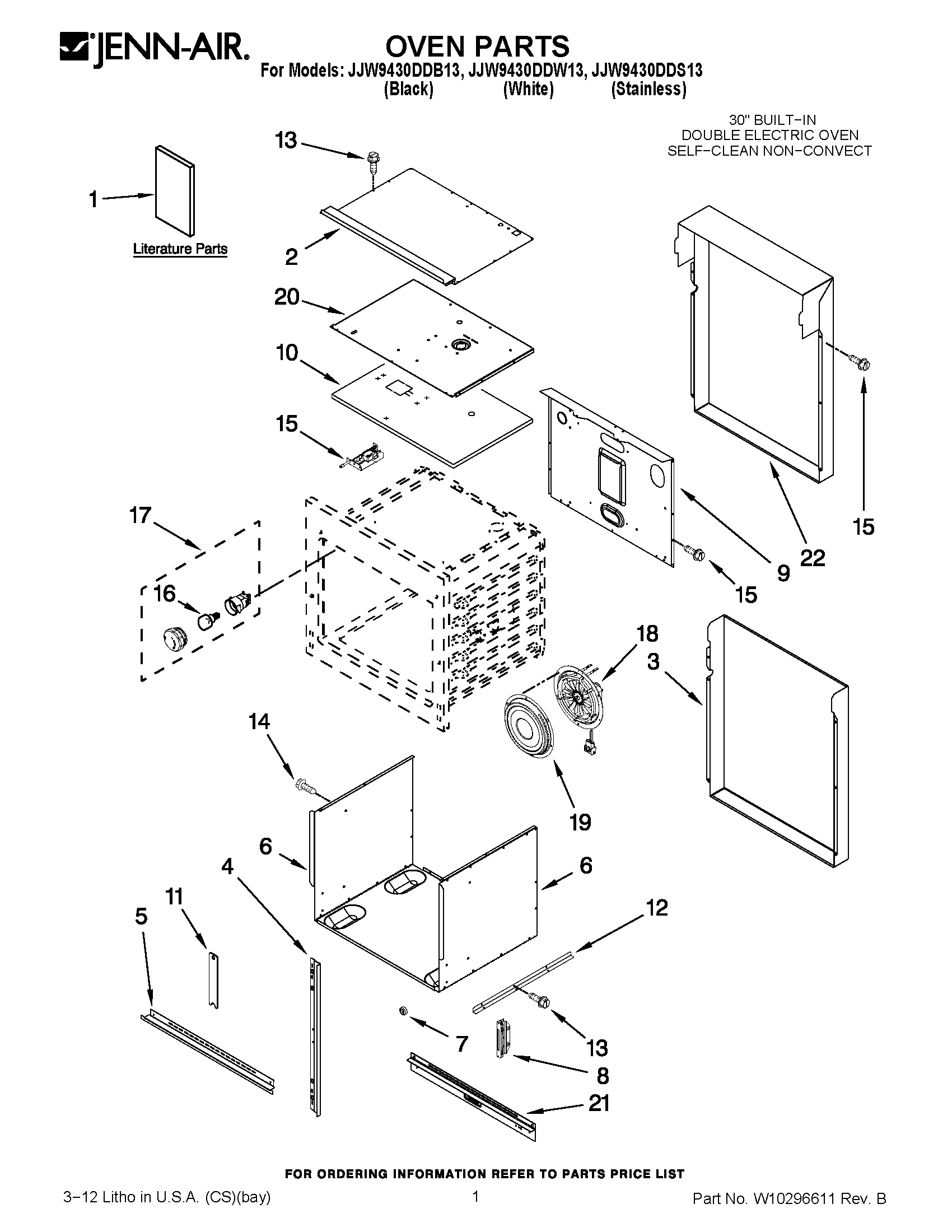 01 - OVEN PARTS