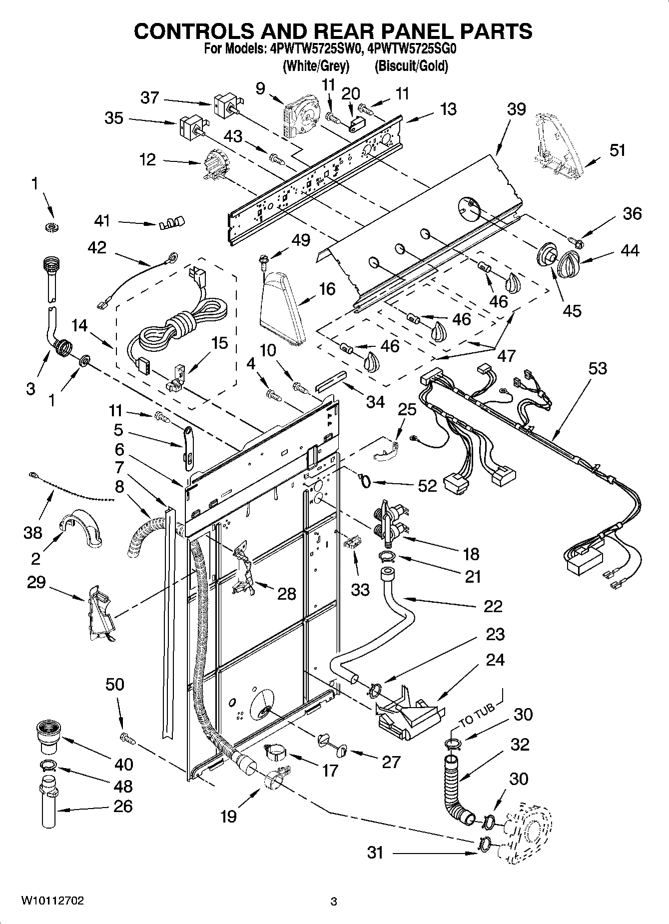 02 - CONTROLS AND REAR PANEL PARTS