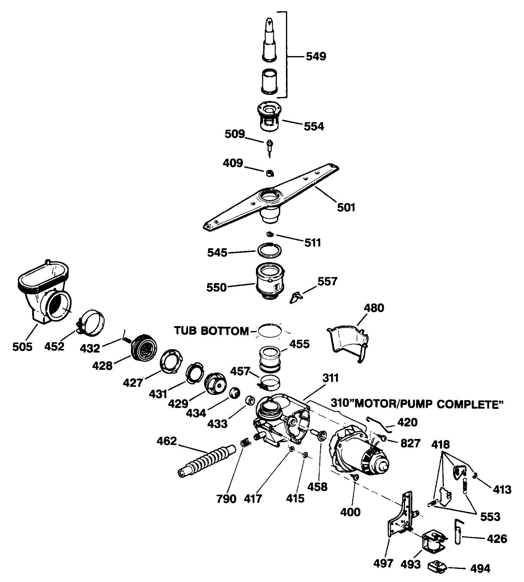 MOTOR-PUMP MECHANISM
