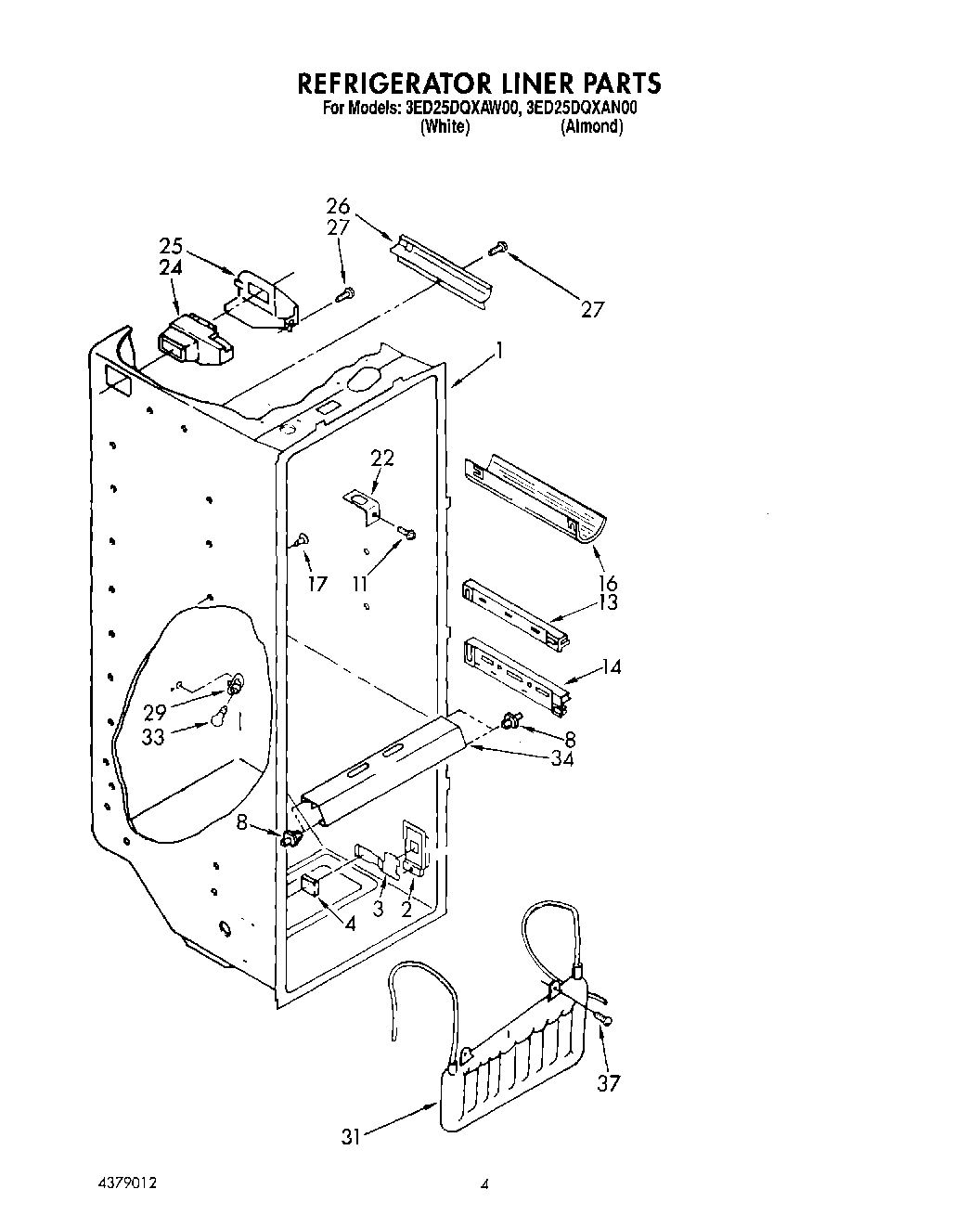 02 - REFRIGERATOR LINER