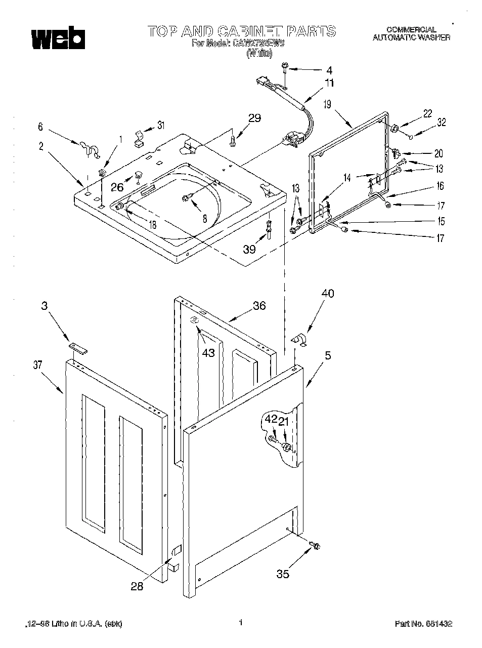 01 - TOP AND CABINET