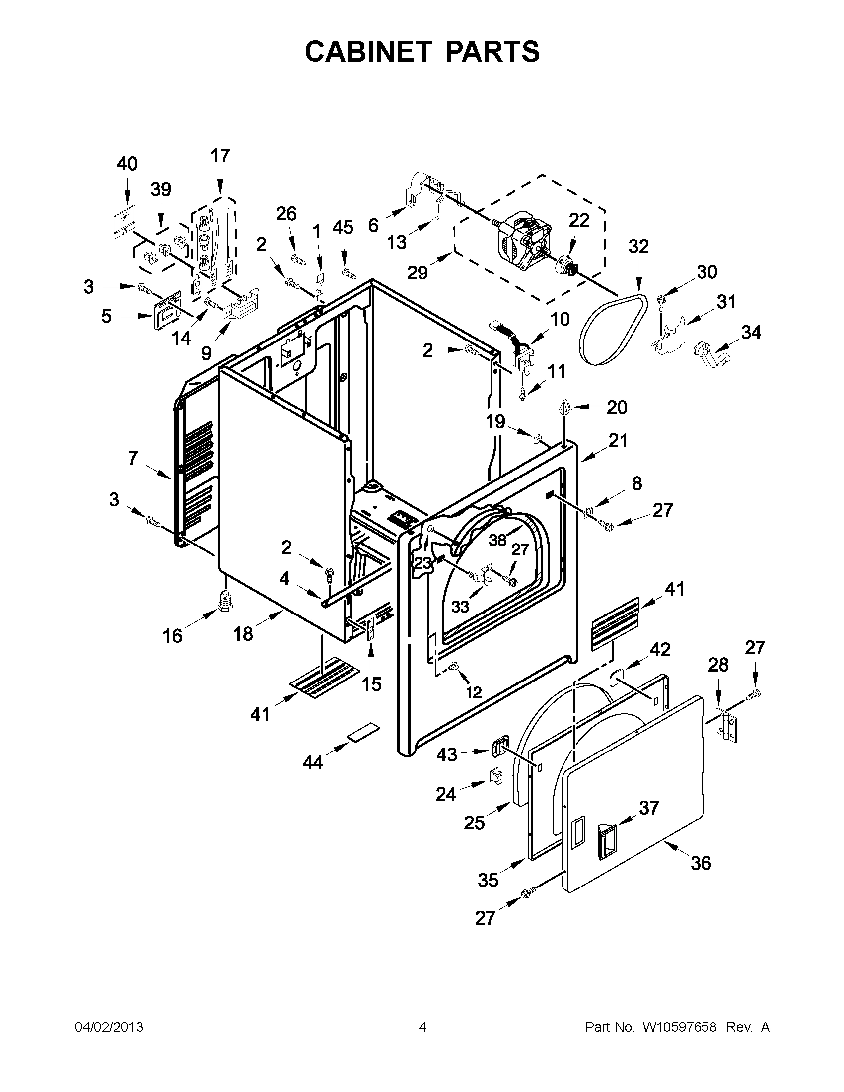 02 - CABINET PARTS