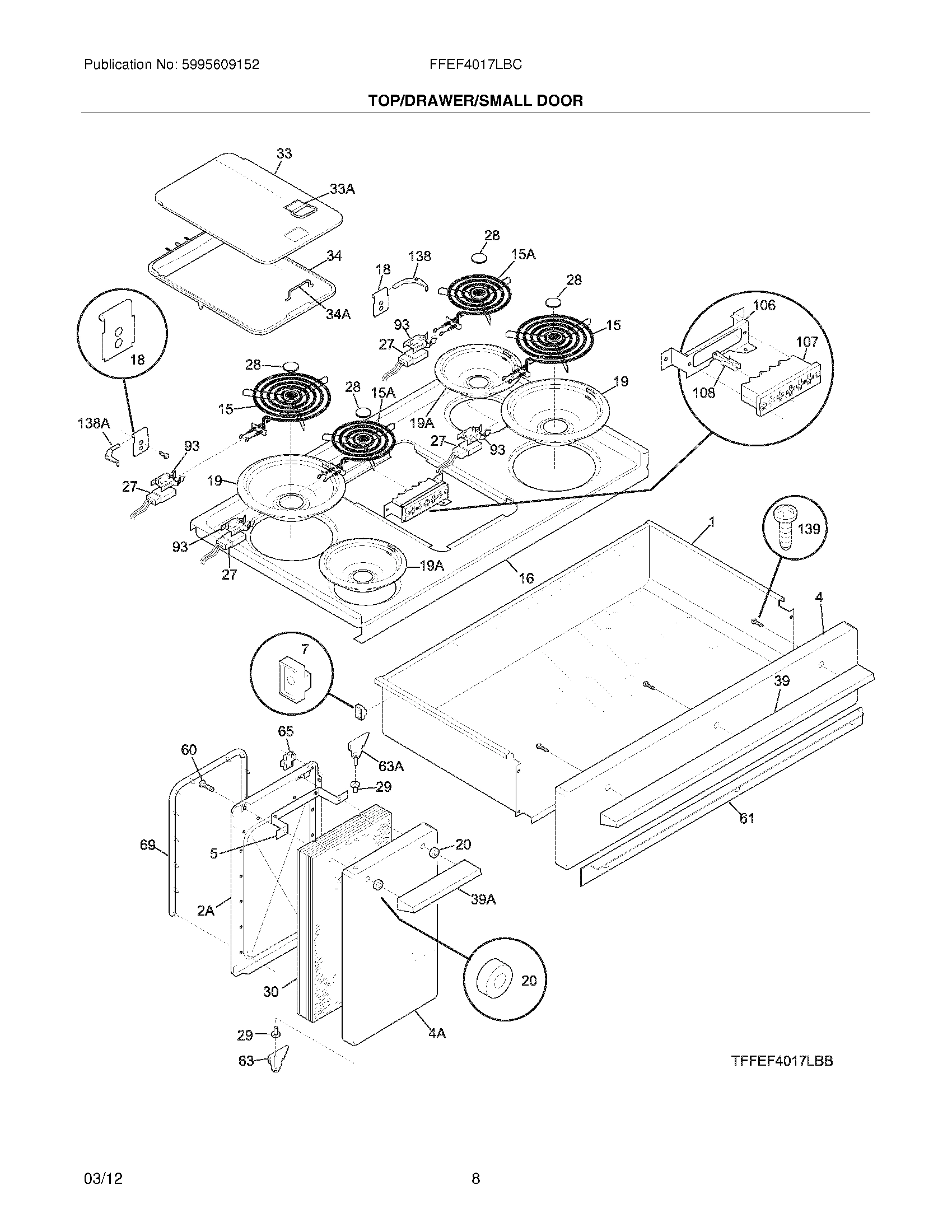 07 - TOP/DRAWER/SMALL DOOR