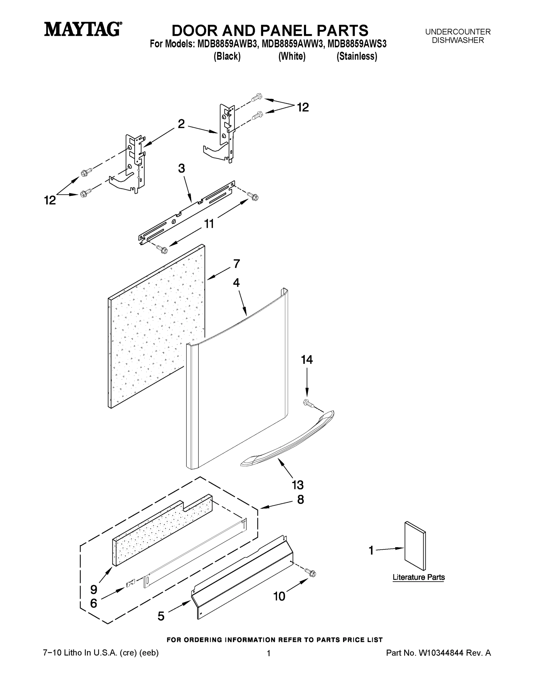 01 - DOOR AND PANEL PARTS