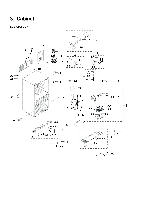 Cabinet 1 Parts