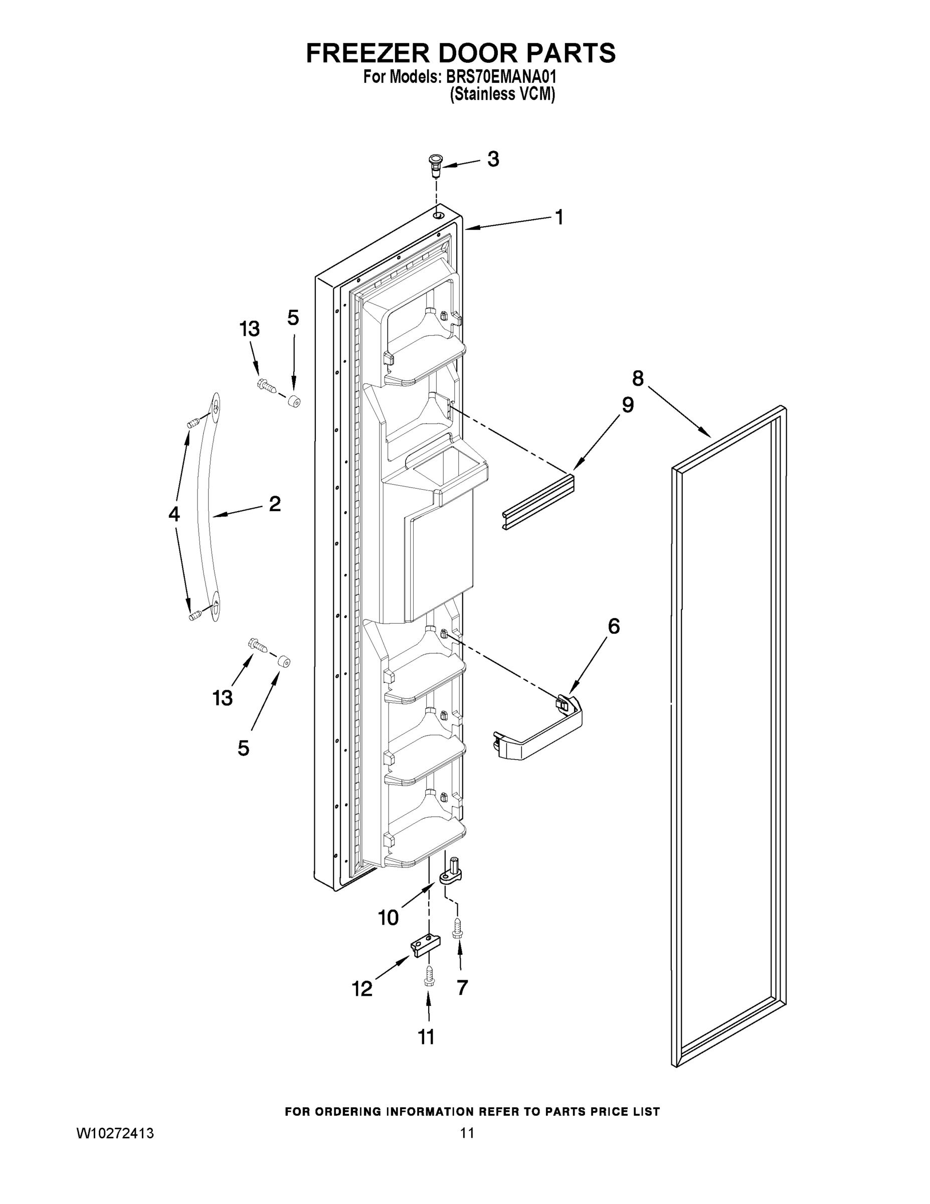 07 - FREEZER DOOR PARTS