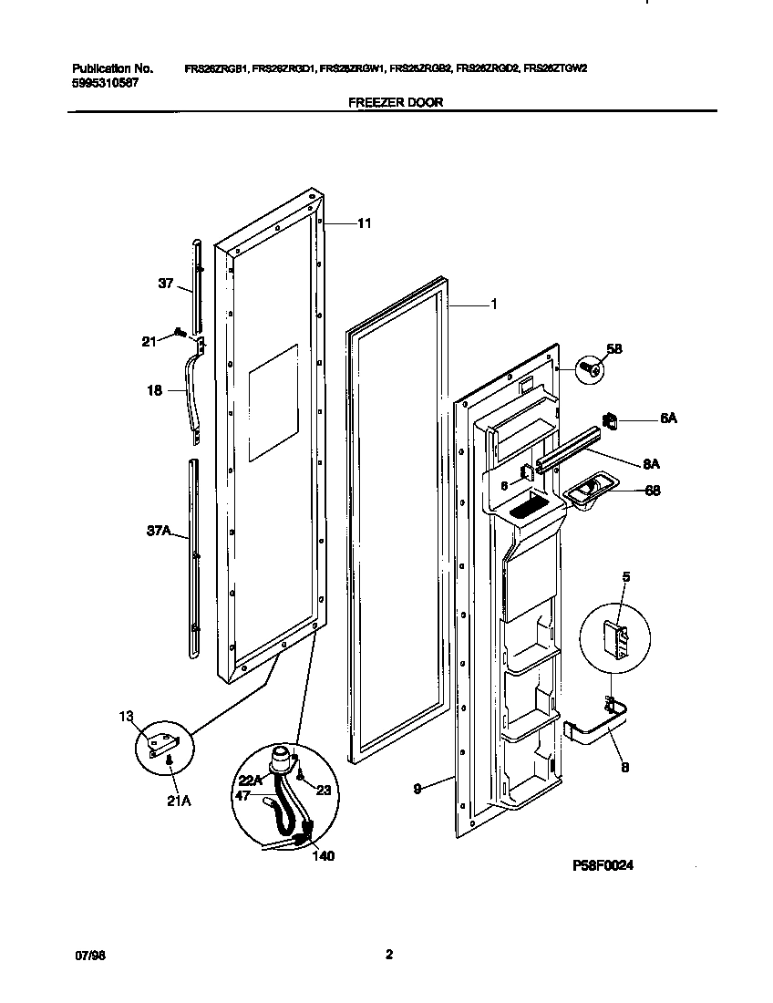 02 - FREEZER DOOR