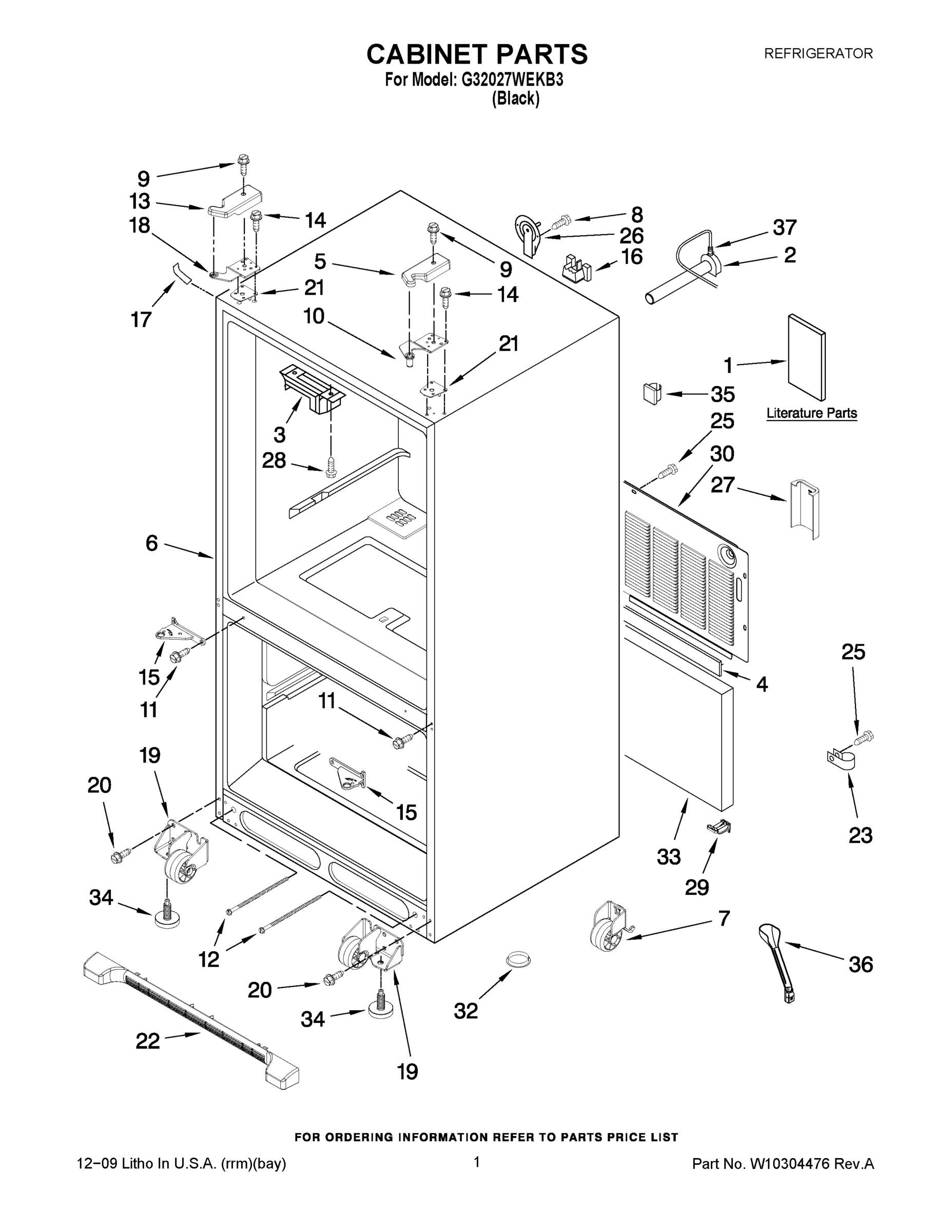 01 - CABINET PARTS