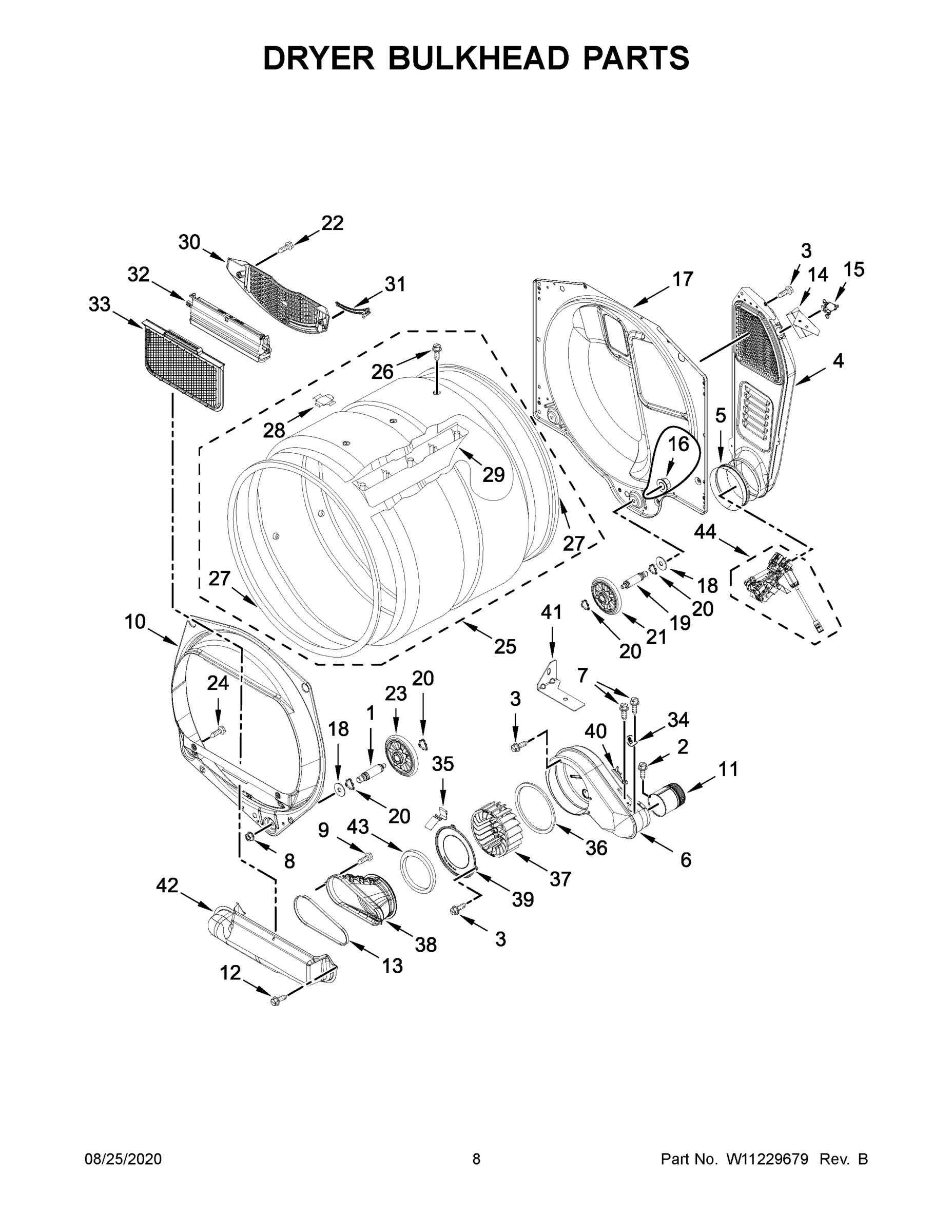 05 - DRYER BULKHEAD PARTS