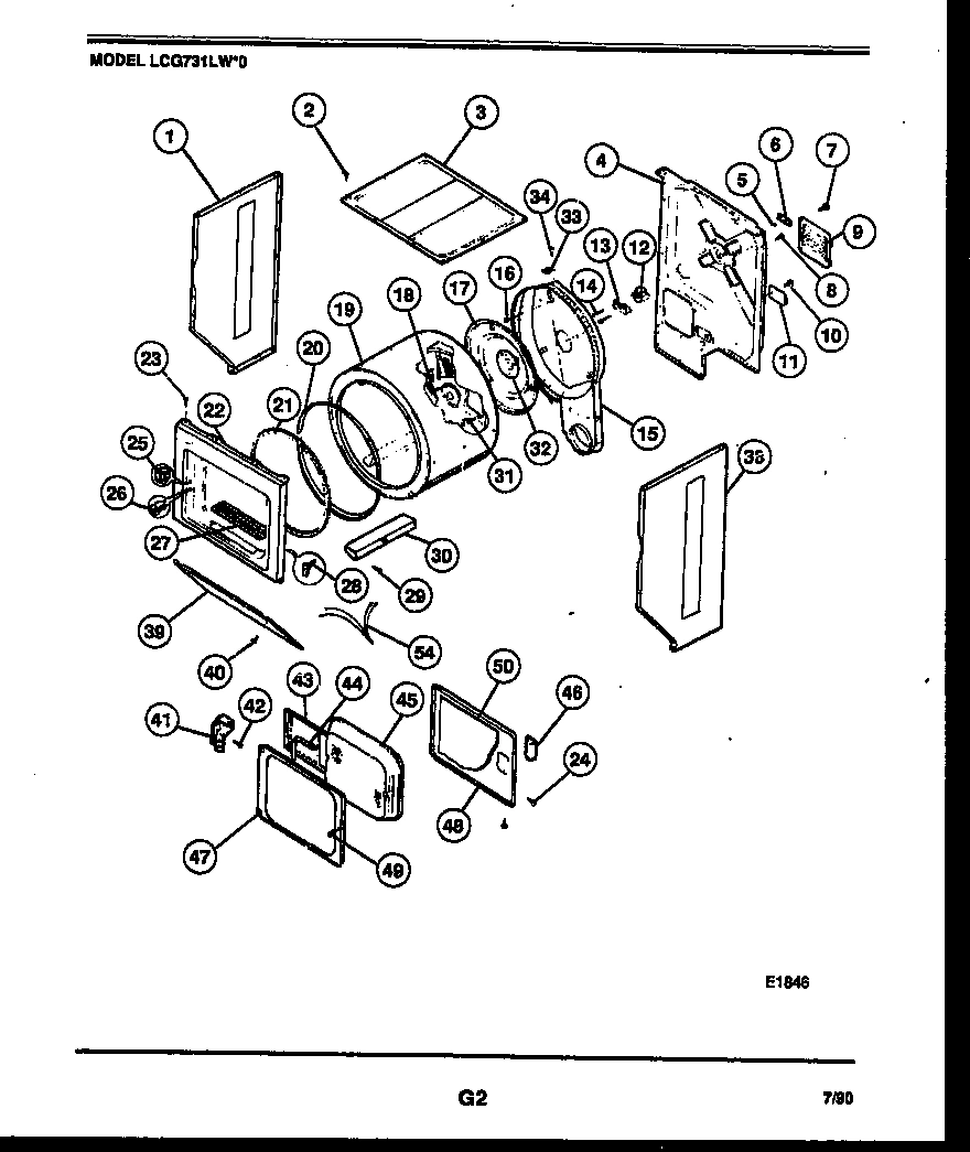 02 - CABINET AND COMPONENT PARTS