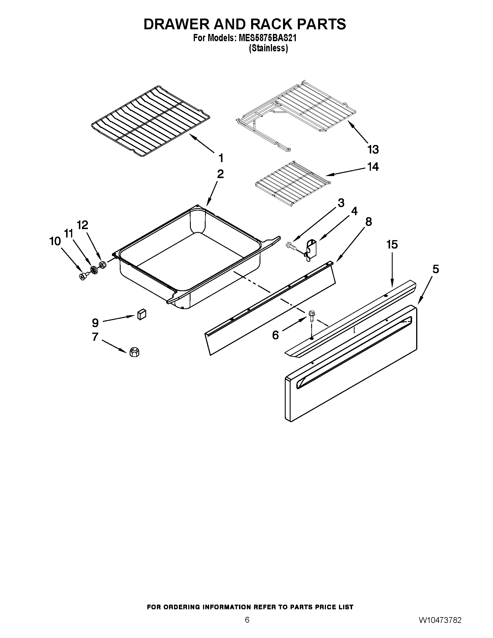 05 - DRAWER AND RACK PARTS