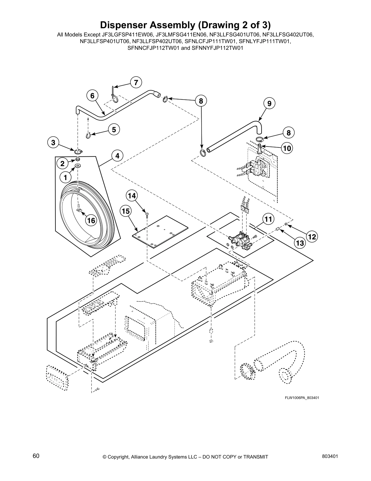 Dispenser Assembly (Drawing 2 of 3)