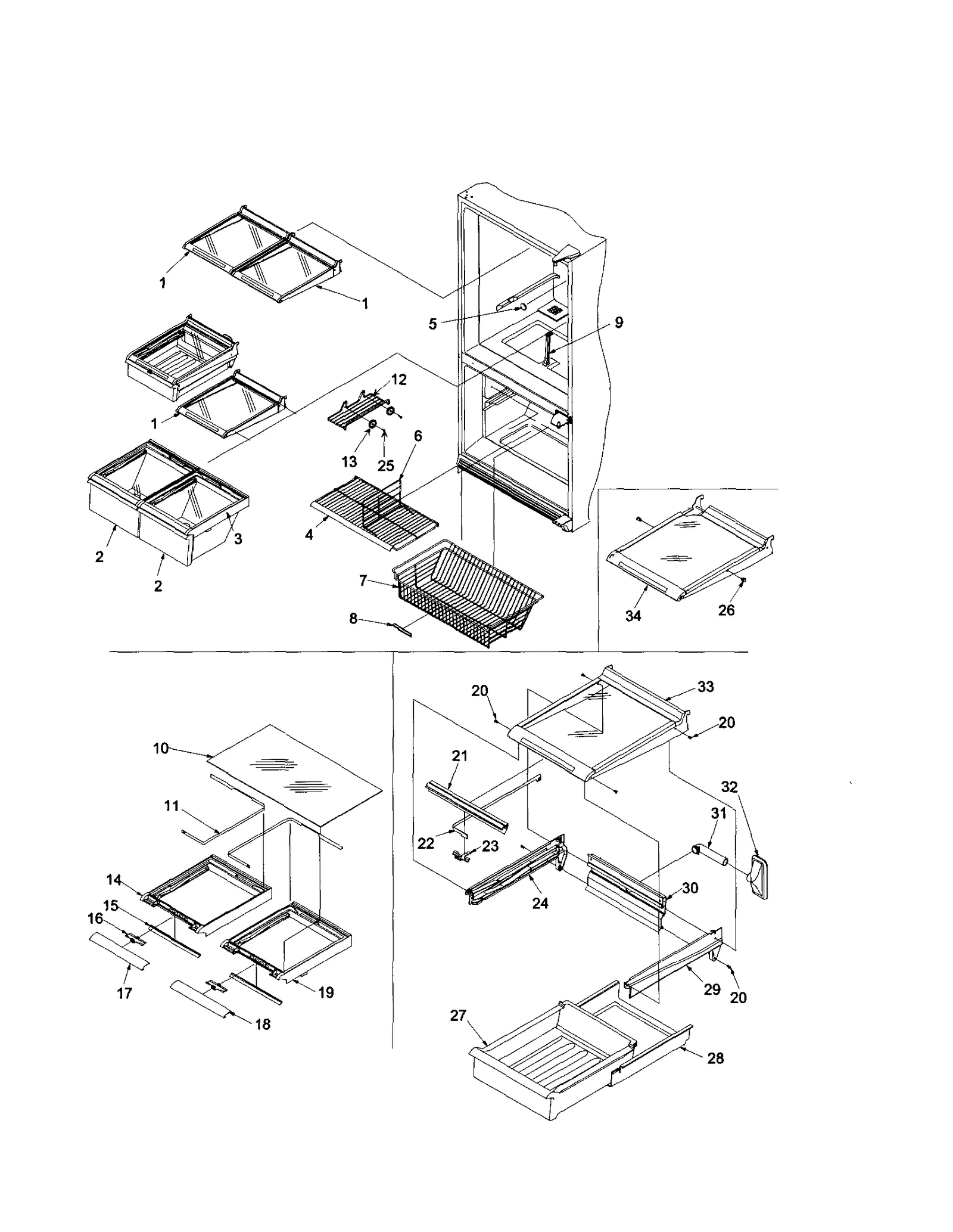 SHELVING ASSEMBLY