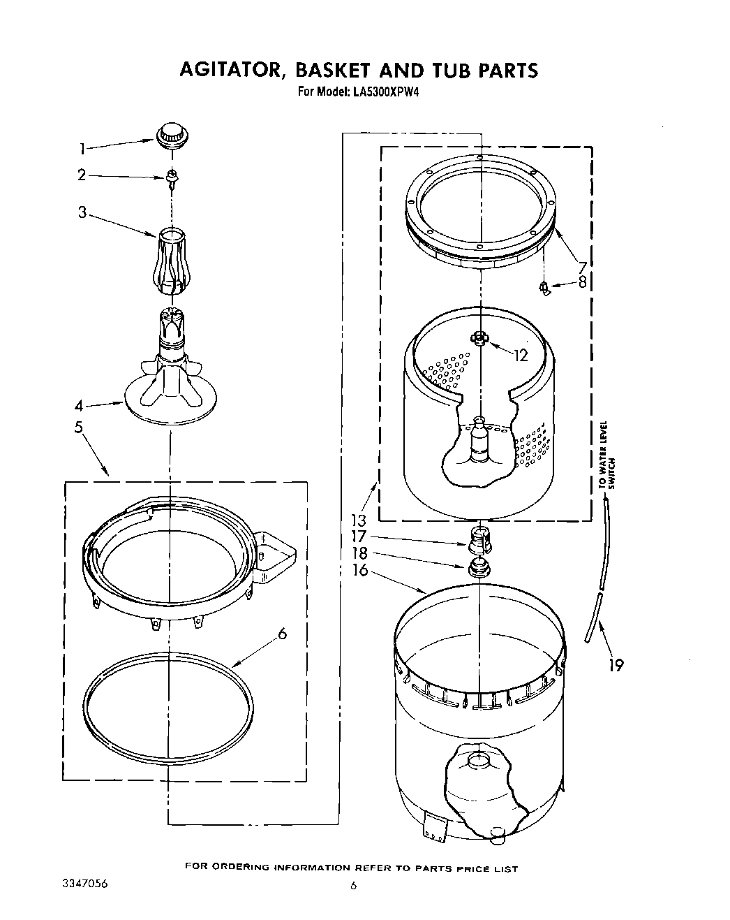 04 - AGITATOR, BASKET AND TUB