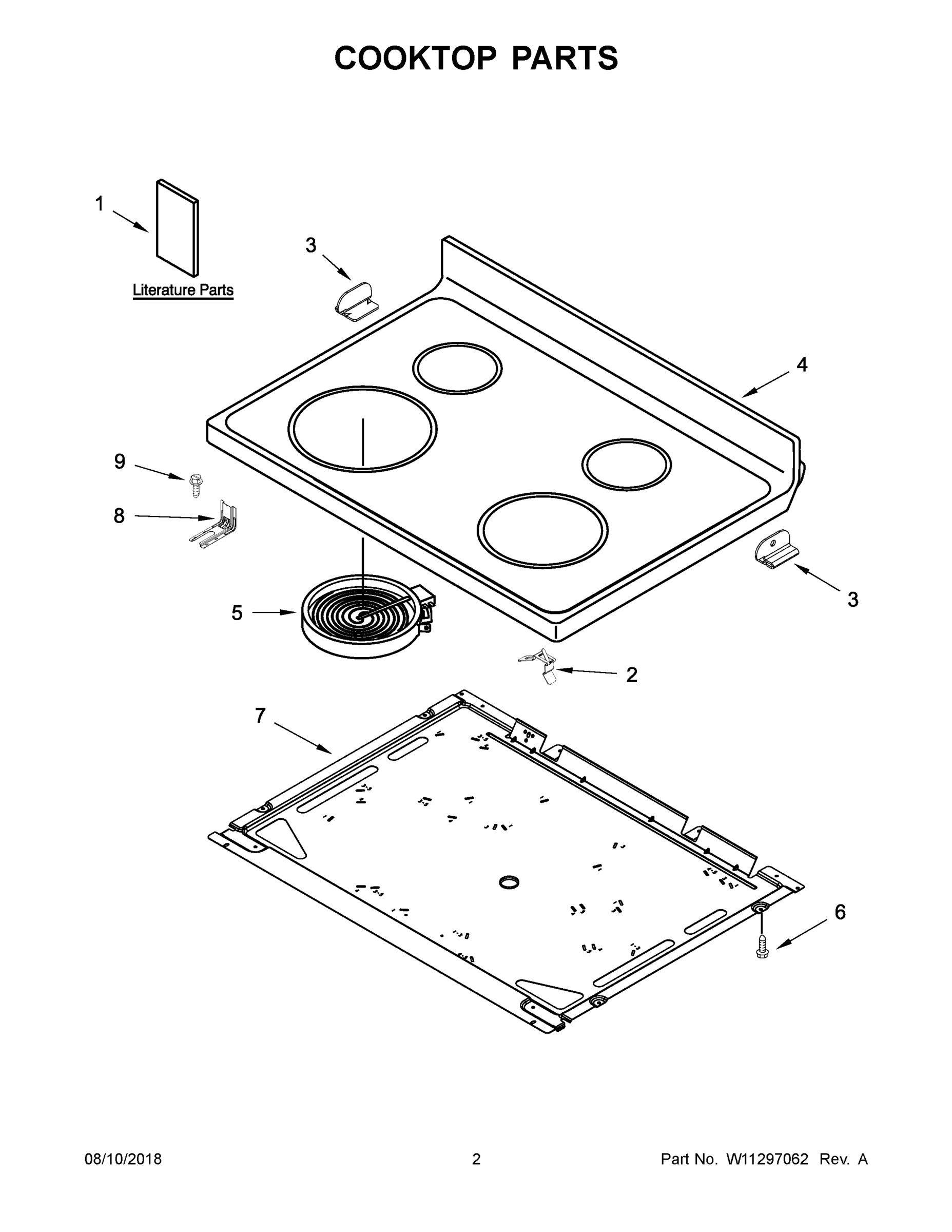02 - COOKTOP PARTS