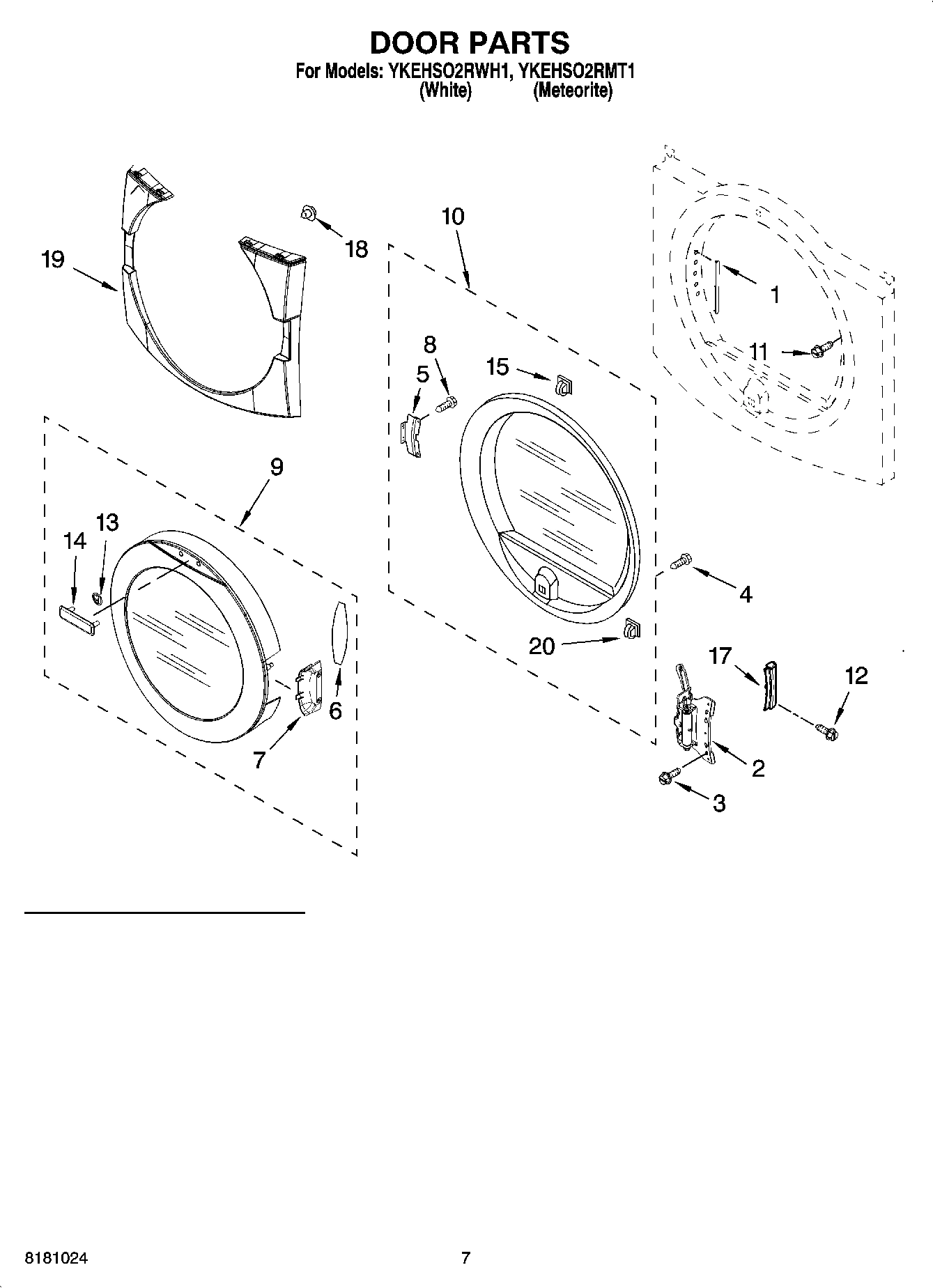 04 - DOOR PARTS, OPTIONAL PARTS (NOT INCLUDED)
