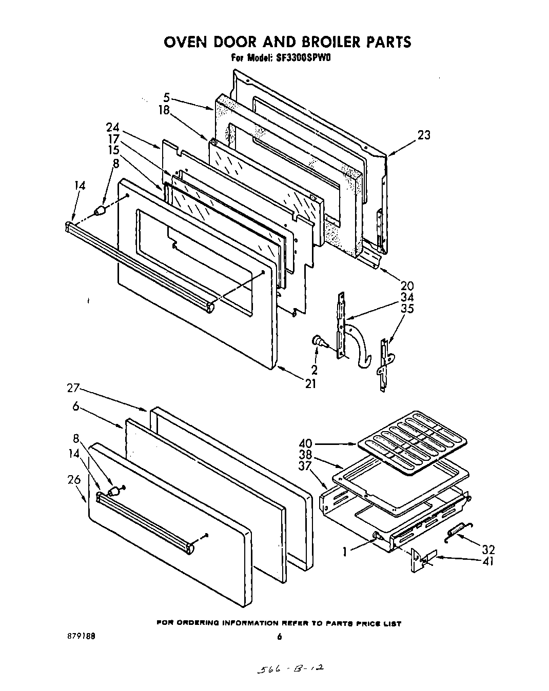 05 - OVEN DOOR AND BROILER