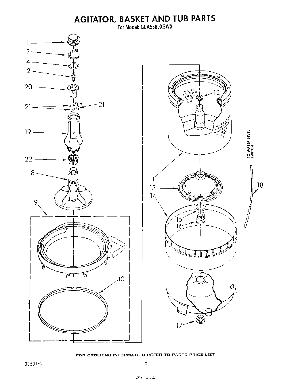 04 - AGITATOR, BASKET AND TUB