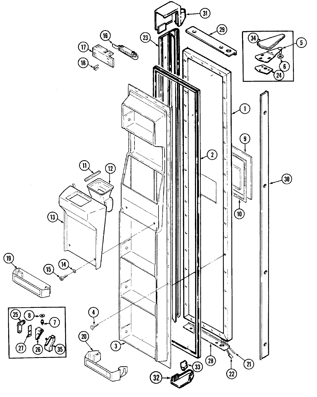 02 - FREEZER DOOR